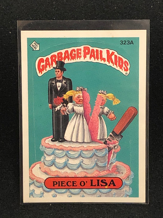 Garbage Pail Kids Original Series 8 (os8) 323a Piece O' Lisa