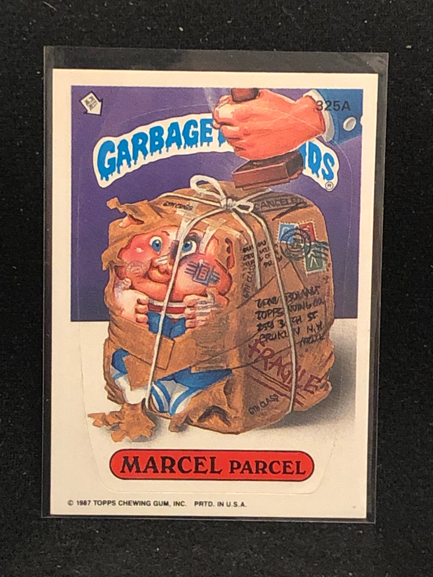 Garbage Pail Kids Original Series 8 (os8) 325a Marcel Parcel