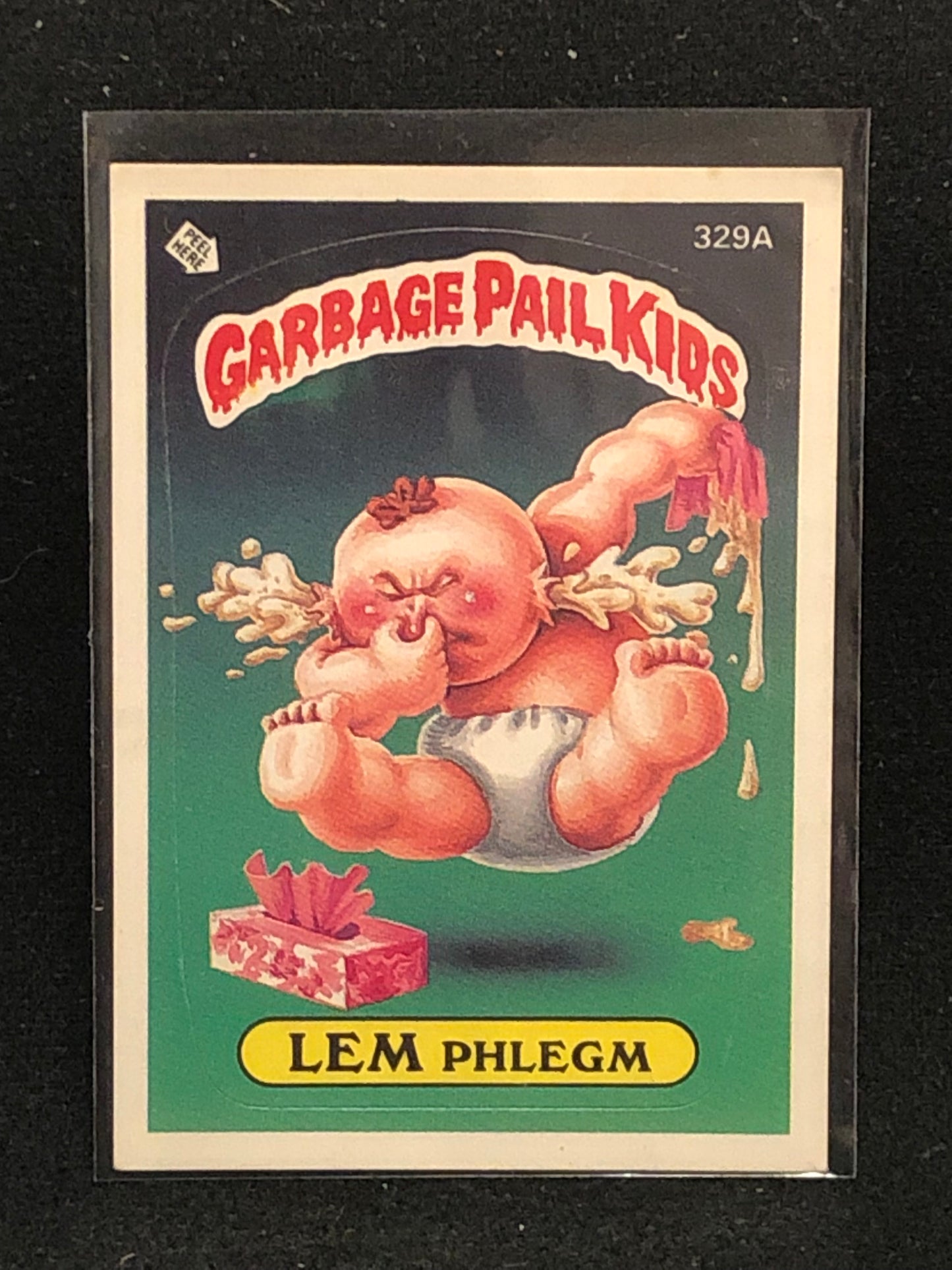 Garbage Pail Kids Original Series 8 (os8) 329a Lem Phlegm