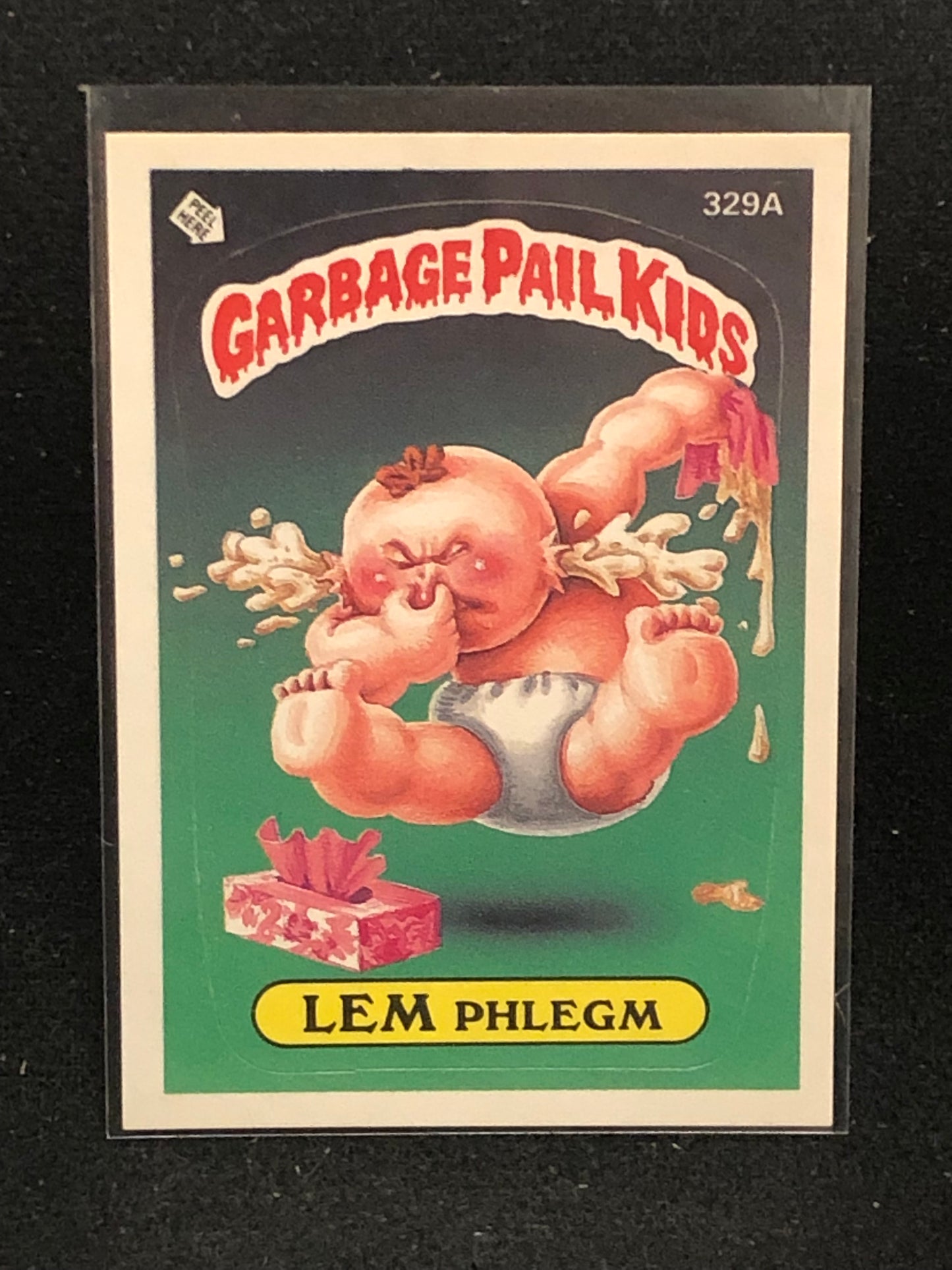 Garbage Pail Kids Original Series 8 (os8) 329a Lem Phlegm