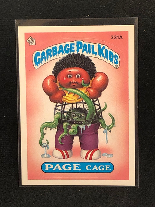 Garbage Pail Kids Original Series 8 (os8) 331a Page Cage