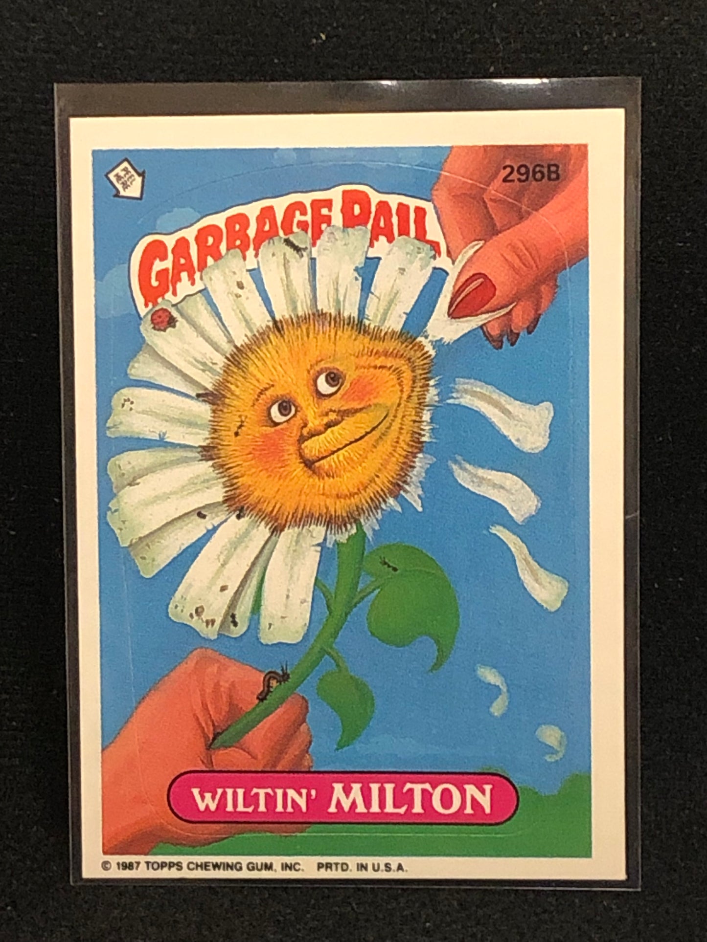 Garbage Pail Kids Original Series 8 (os8) 296b Wiltin Milton