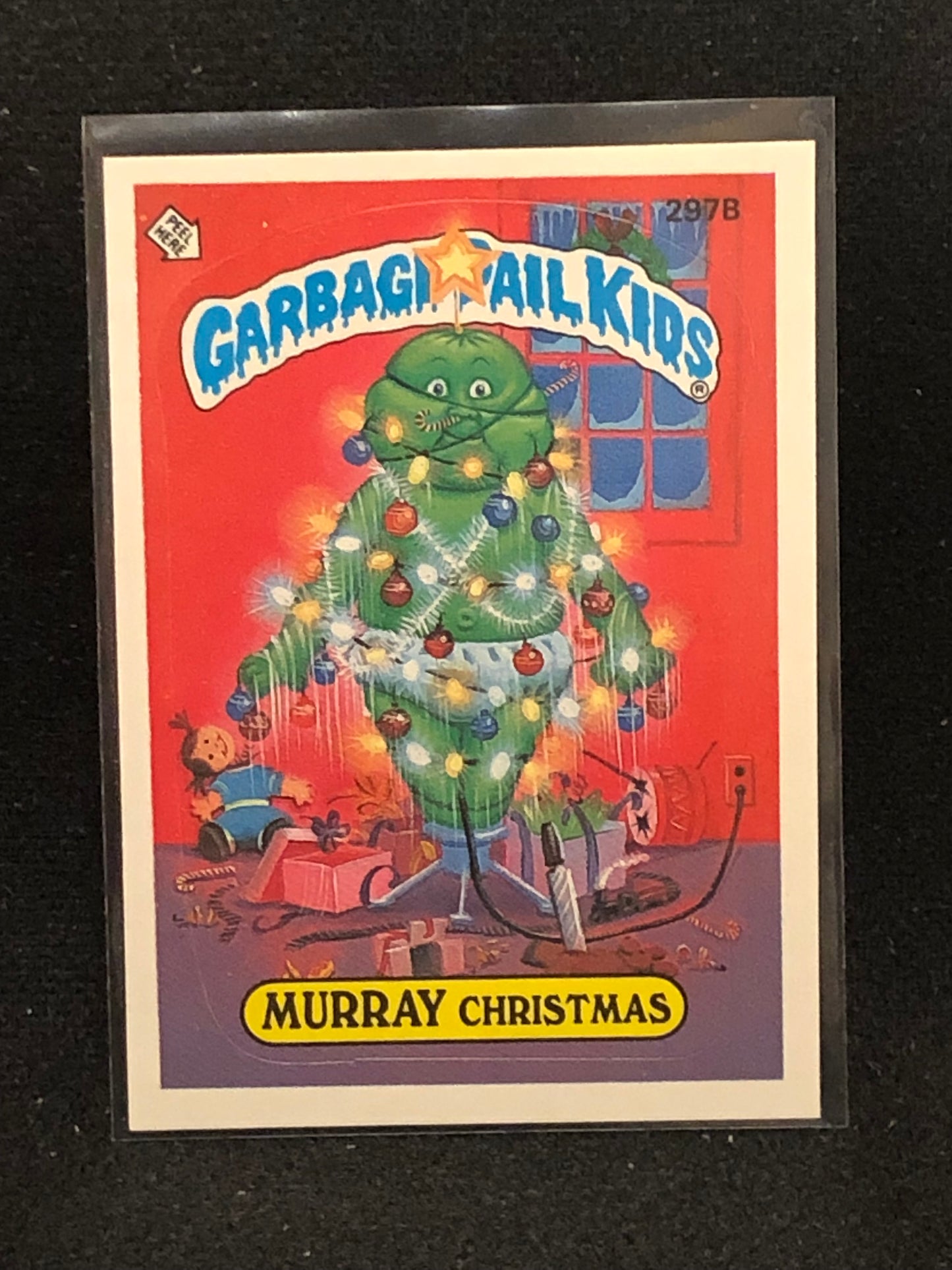 Garbage Pail Kids Original Series 8 (os8) 297b Murray Christmas