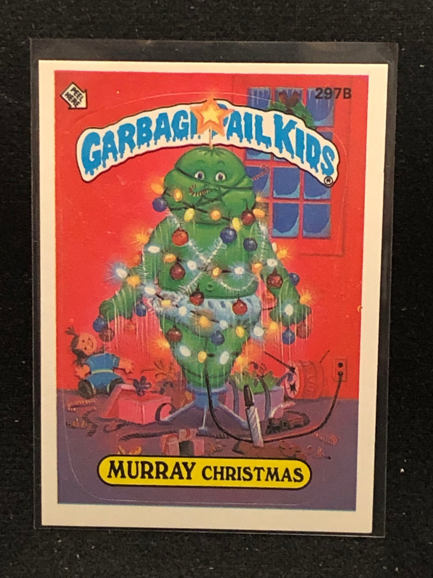 Garbage Pail Kids Original Series 8 (os8) 297b Murray Christmas