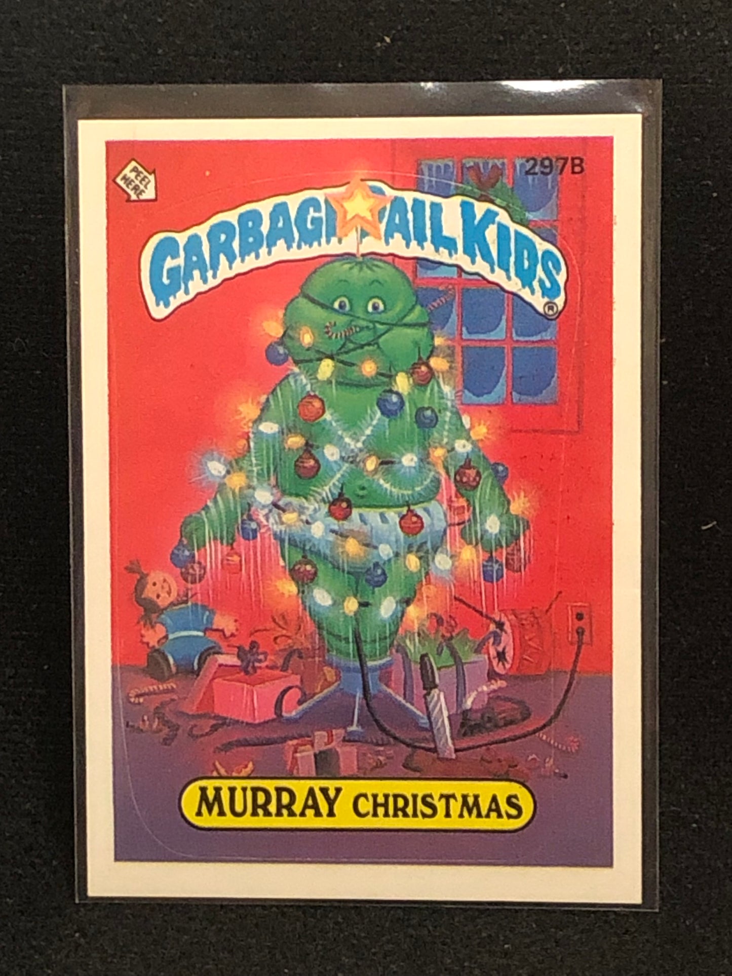 Garbage Pail Kids Original Series 8 (os8) 297b Murray Christmas