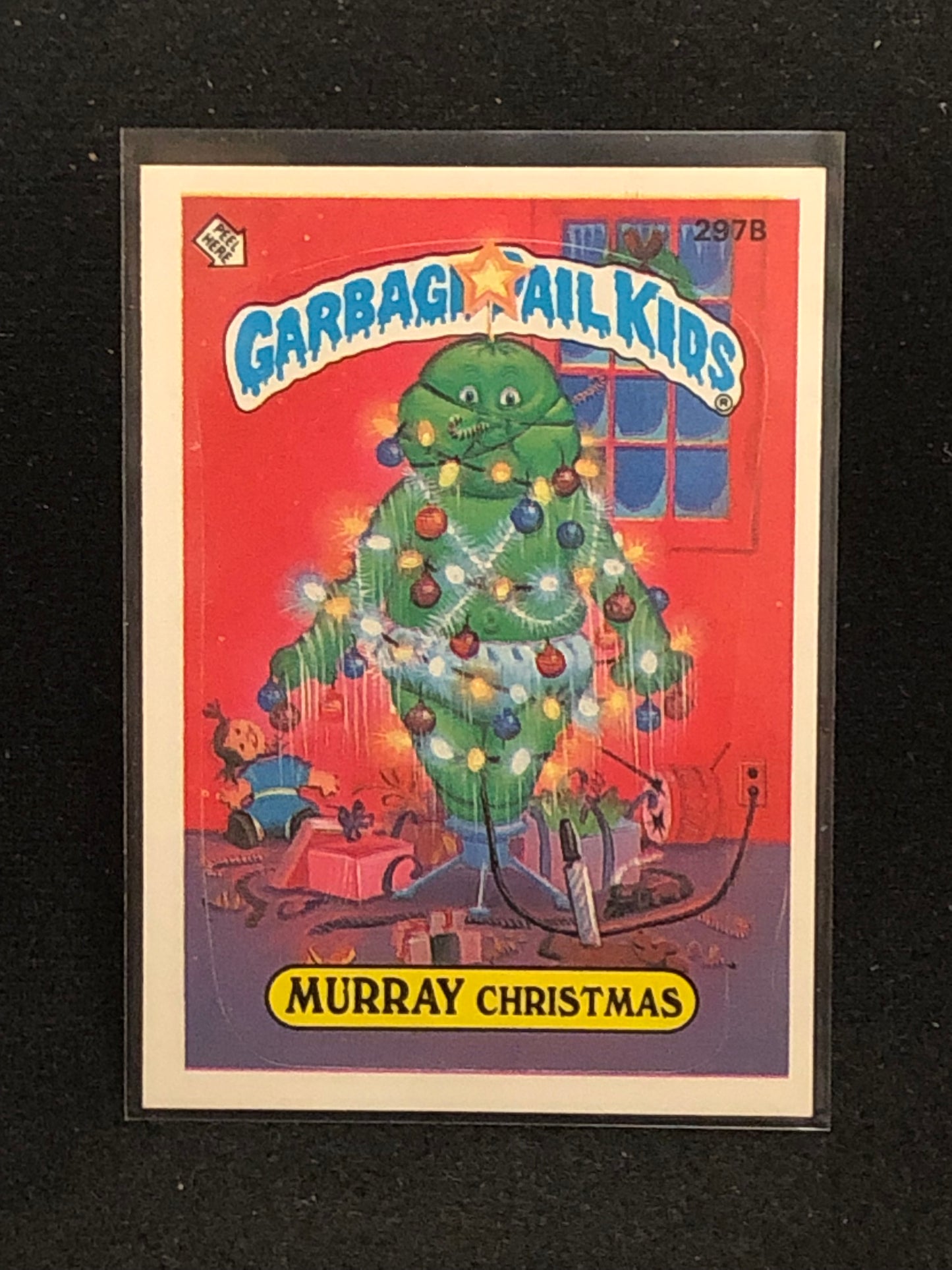 Garbage Pail Kids Original Series 8 (os8) 297b Murray Christmas