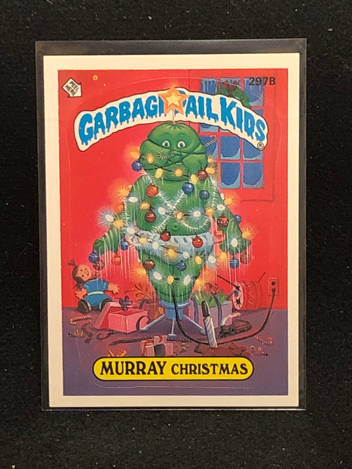 Garbage Pail Kids Original Series 8 (os8) 297b Murray Christmas