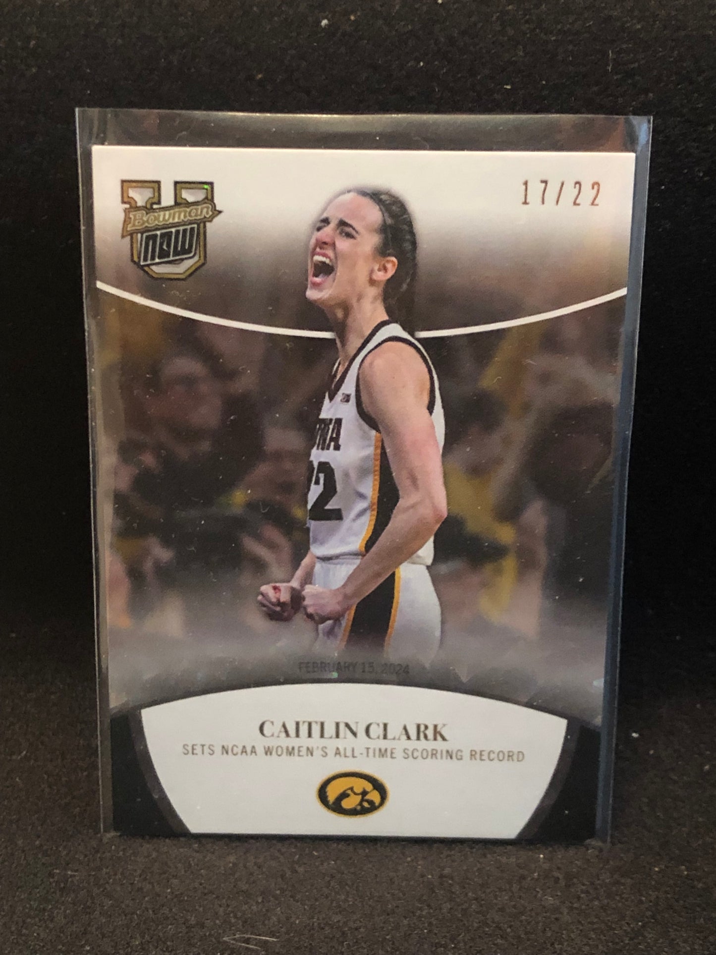 2023-2024 Bowman U NOW Caitlin Clark Collegiate Campaign U-PICK Singles