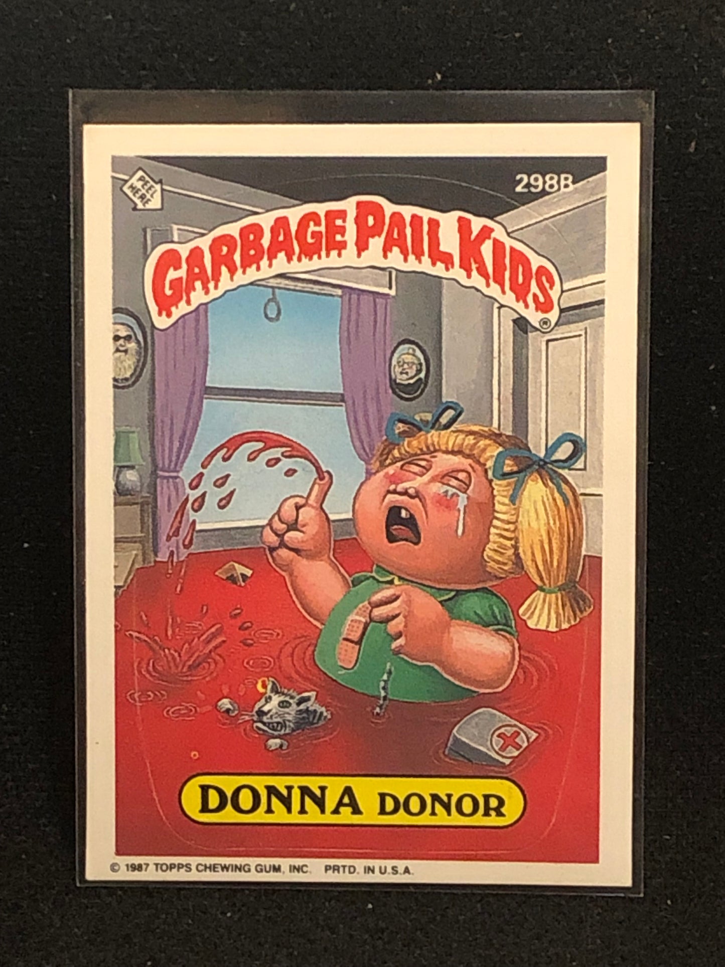 Garbage Pail Kids Original Series 8 (os8) 298b Donna Donor