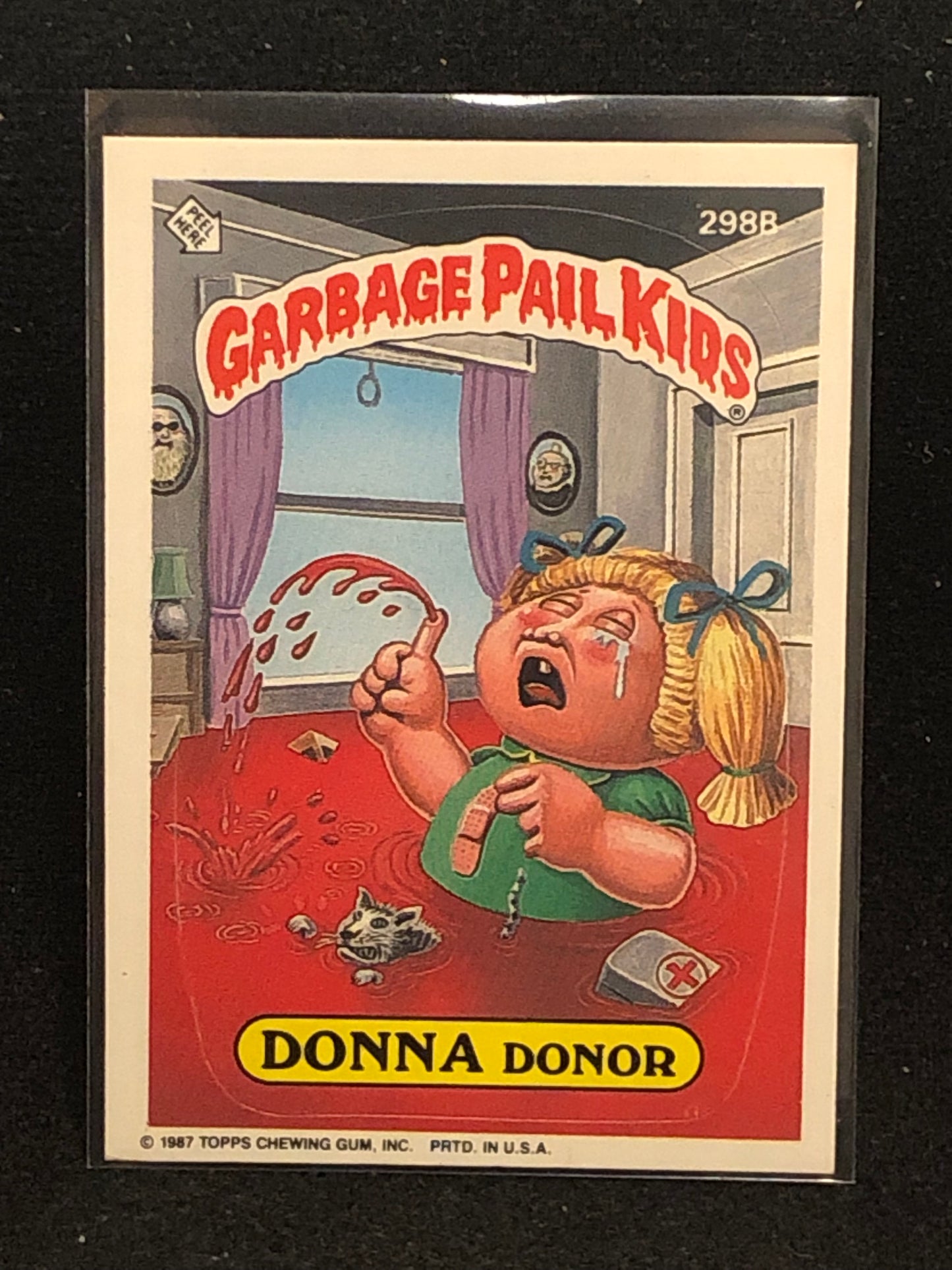 Garbage Pail Kids Original Series 8 (os8) 298b Donna Donor