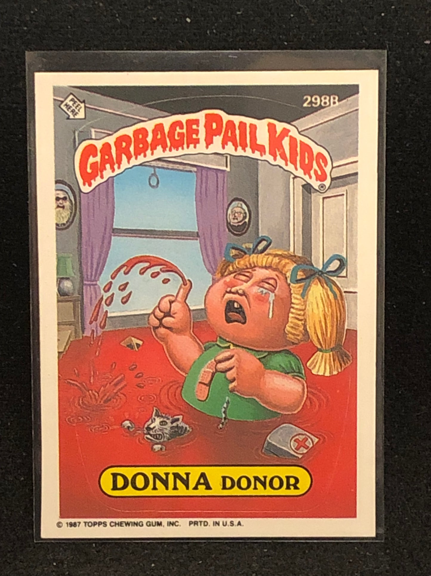 Garbage Pail Kids Original Series 8 (os8) 298b Donna Donor