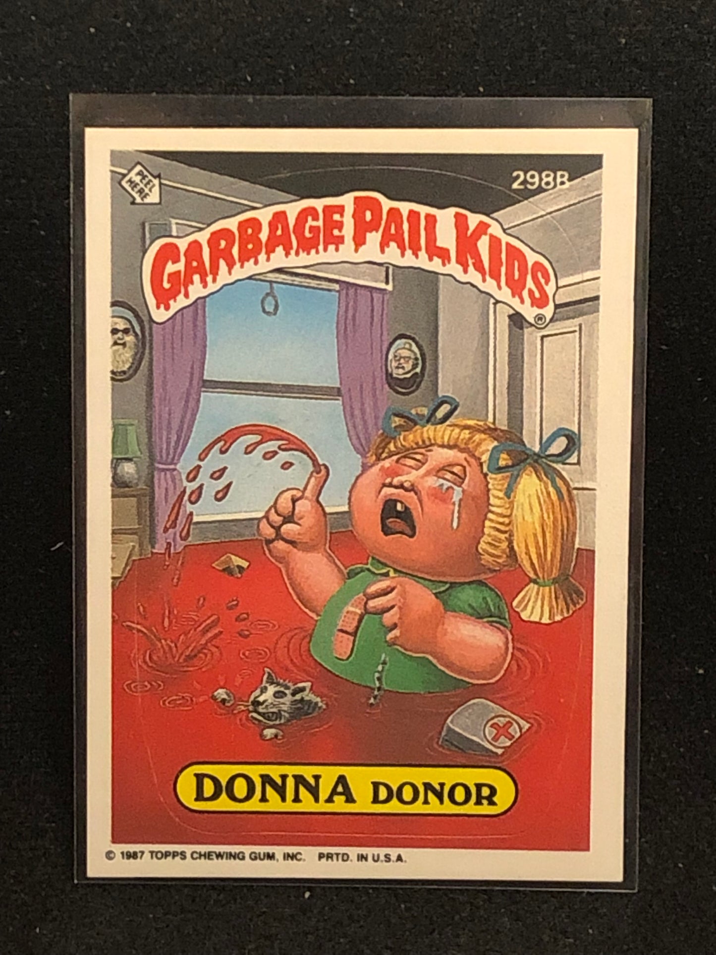 Garbage Pail Kids Original Series 8 (os8) 298b Donna Donor