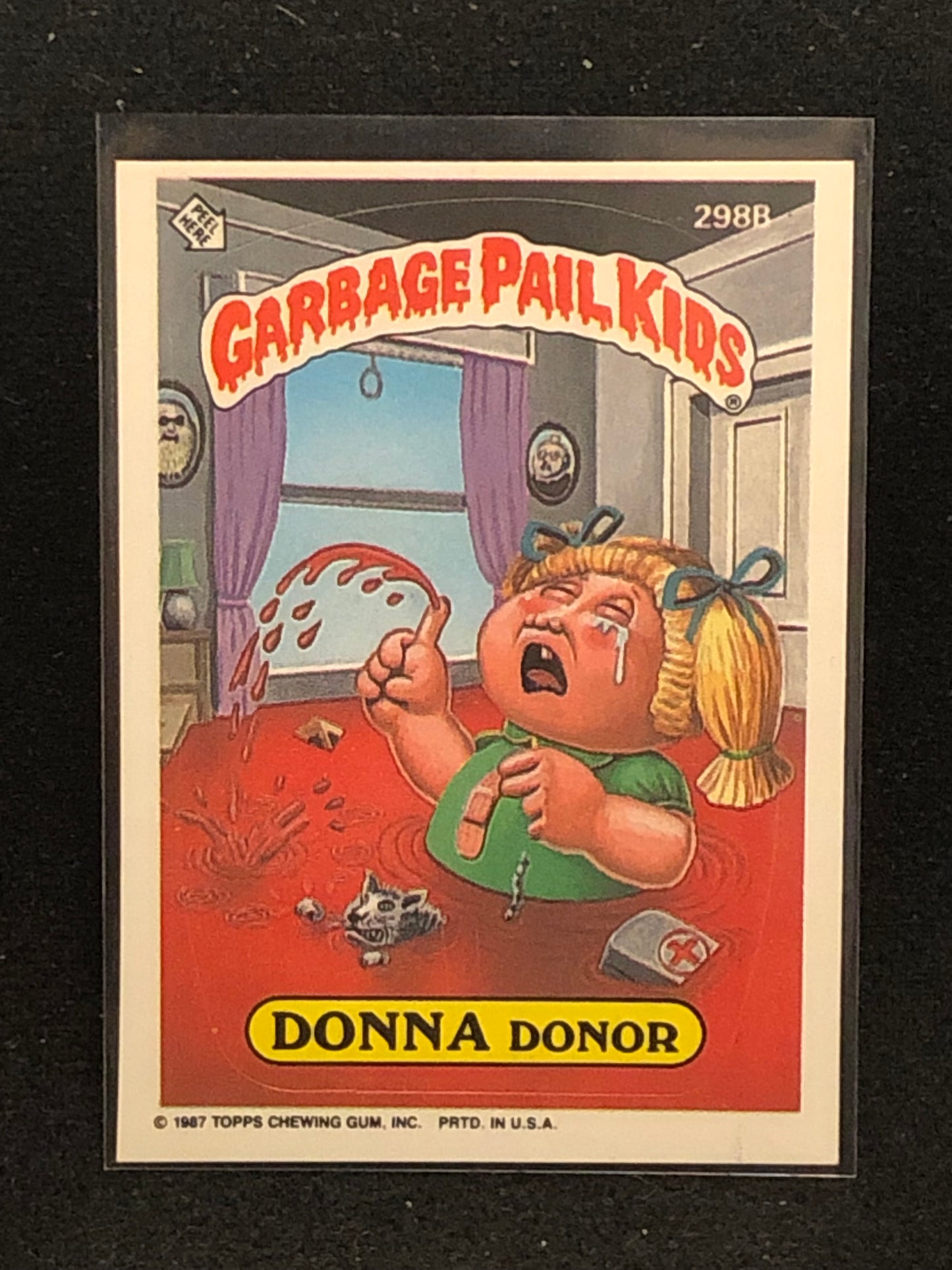 Garbage Pail Kids Original Series 8 (os8) 298b Donna Donor