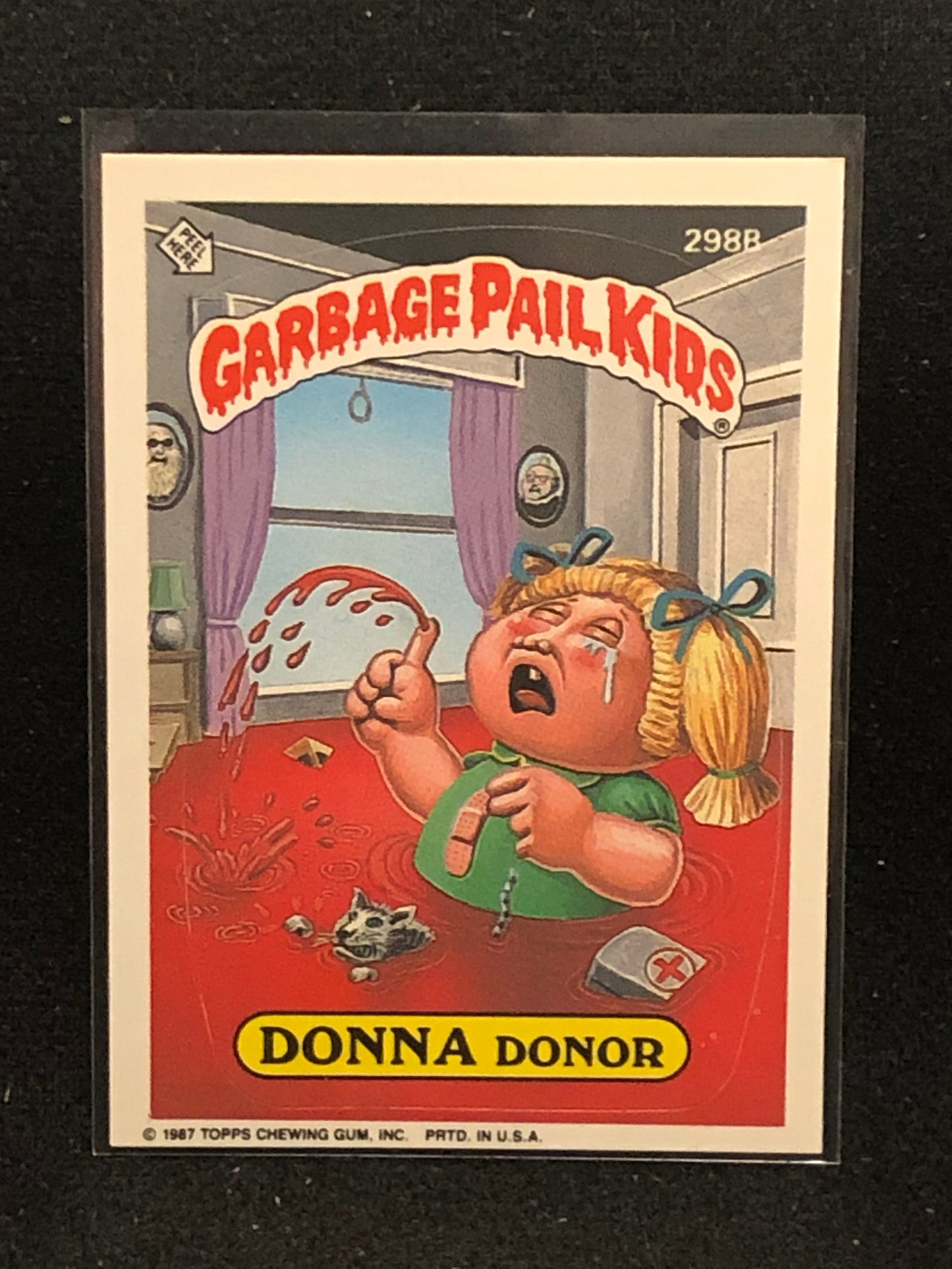 Garbage Pail Kids Original Series 8 (os8) 298b Donna Donor