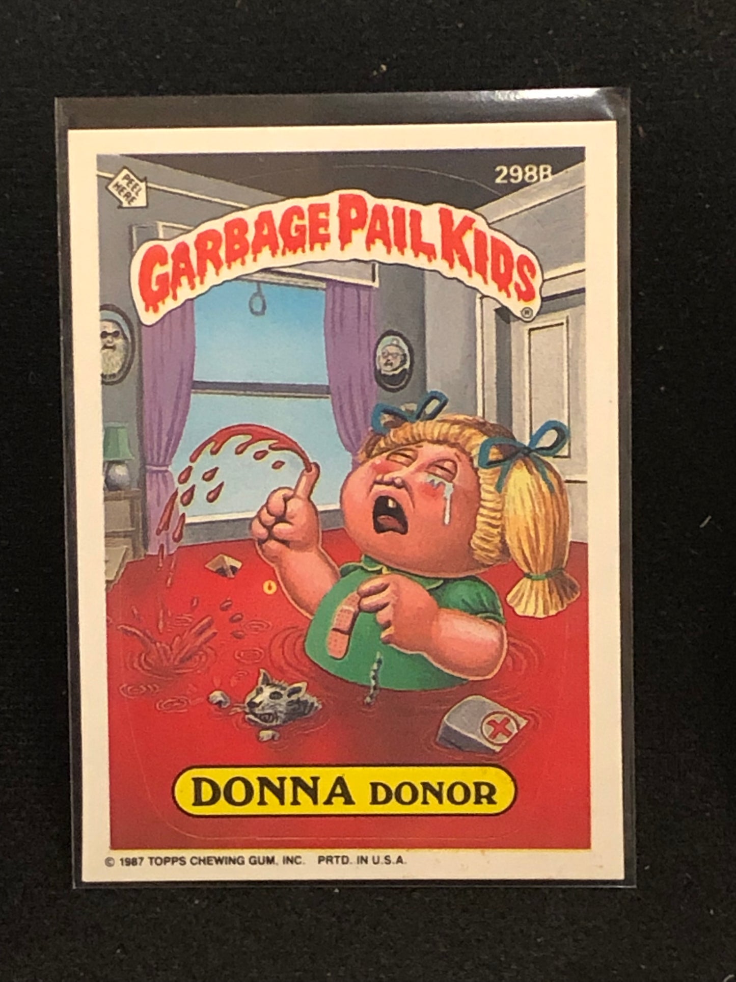 Garbage Pail Kids Original Series 8 (os8) 298b Donna Donor