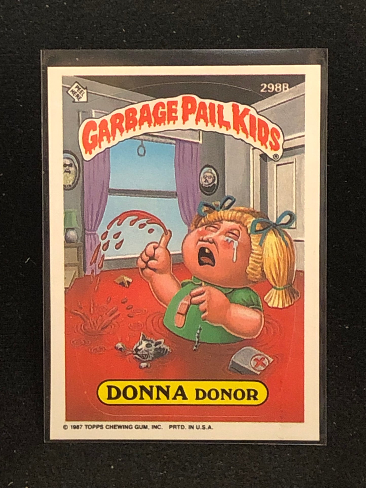 Garbage Pail Kids Original Series 8 (os8) 298b Donna Donor