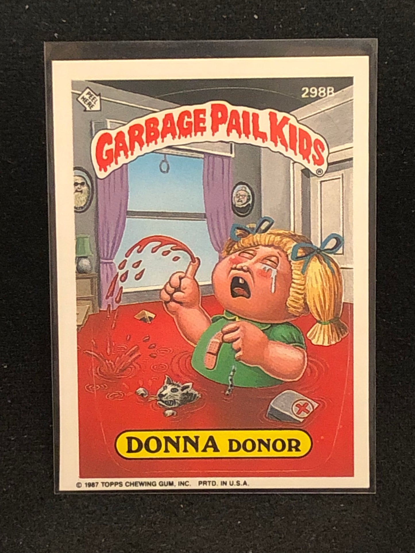 Garbage Pail Kids Original Series 8 (os8) 298b Donna Donor