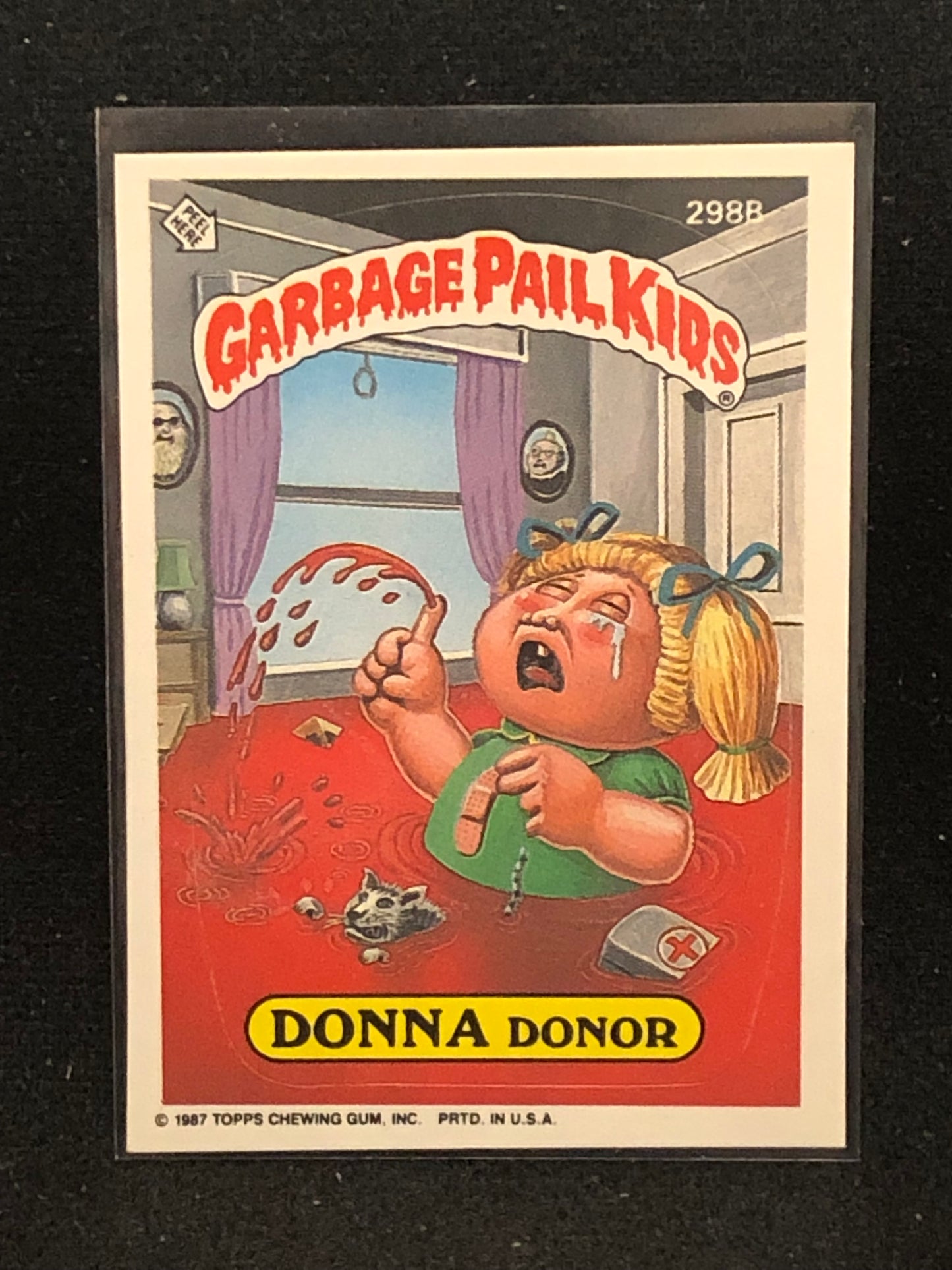 Garbage Pail Kids Original Series 8 (os8) 298b Donna Donor