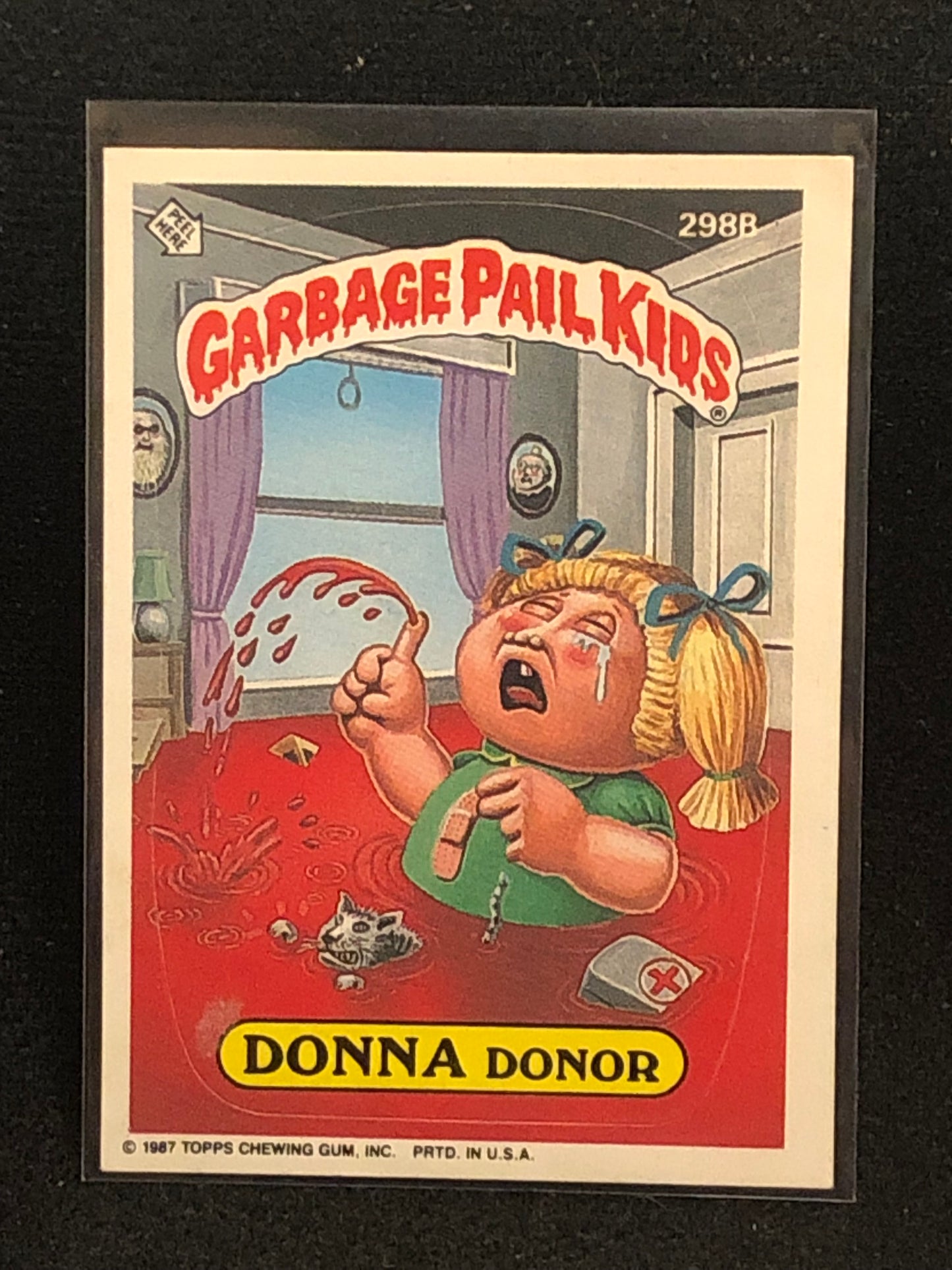 Garbage Pail Kids Original Series 8 (os8) 298b Donna Donor