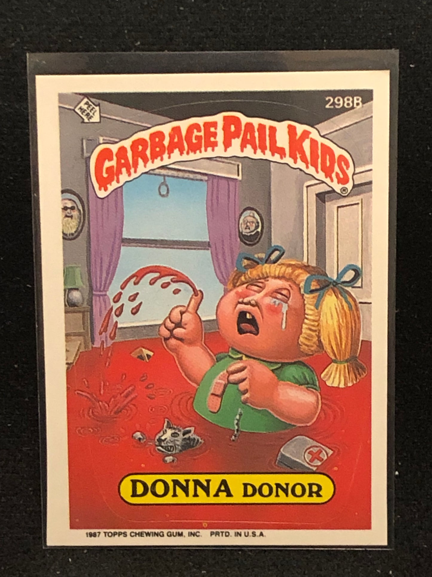 Garbage Pail Kids Original Series 8 (os8) 298b Donna Donor