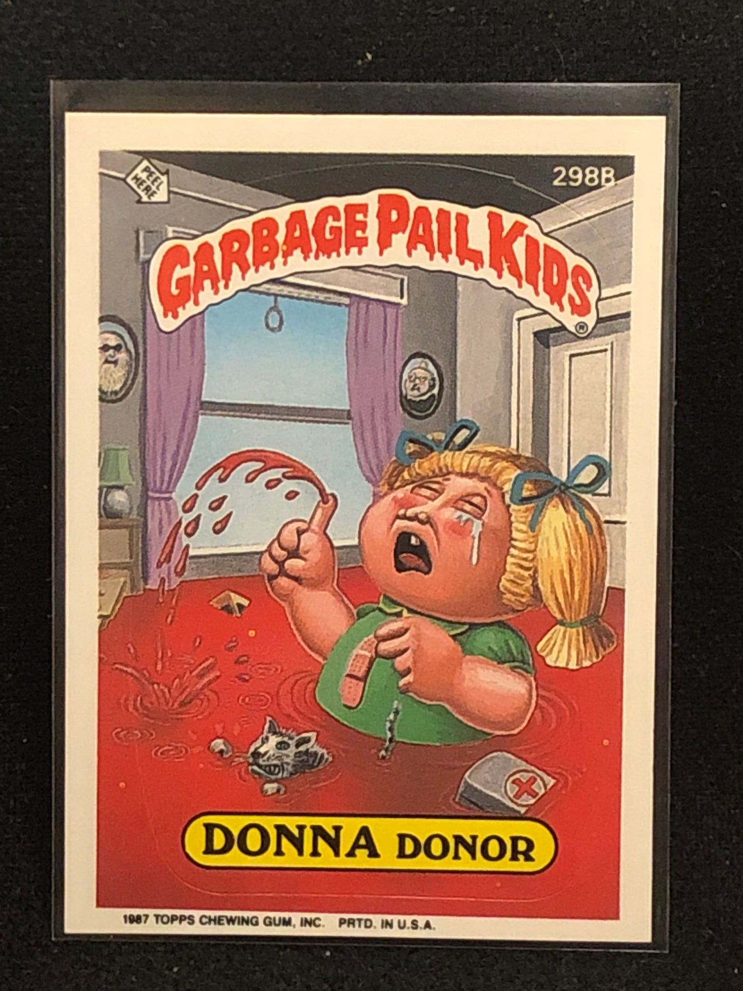 Garbage Pail Kids Original Series 8 (os8) 298b Donna Donor