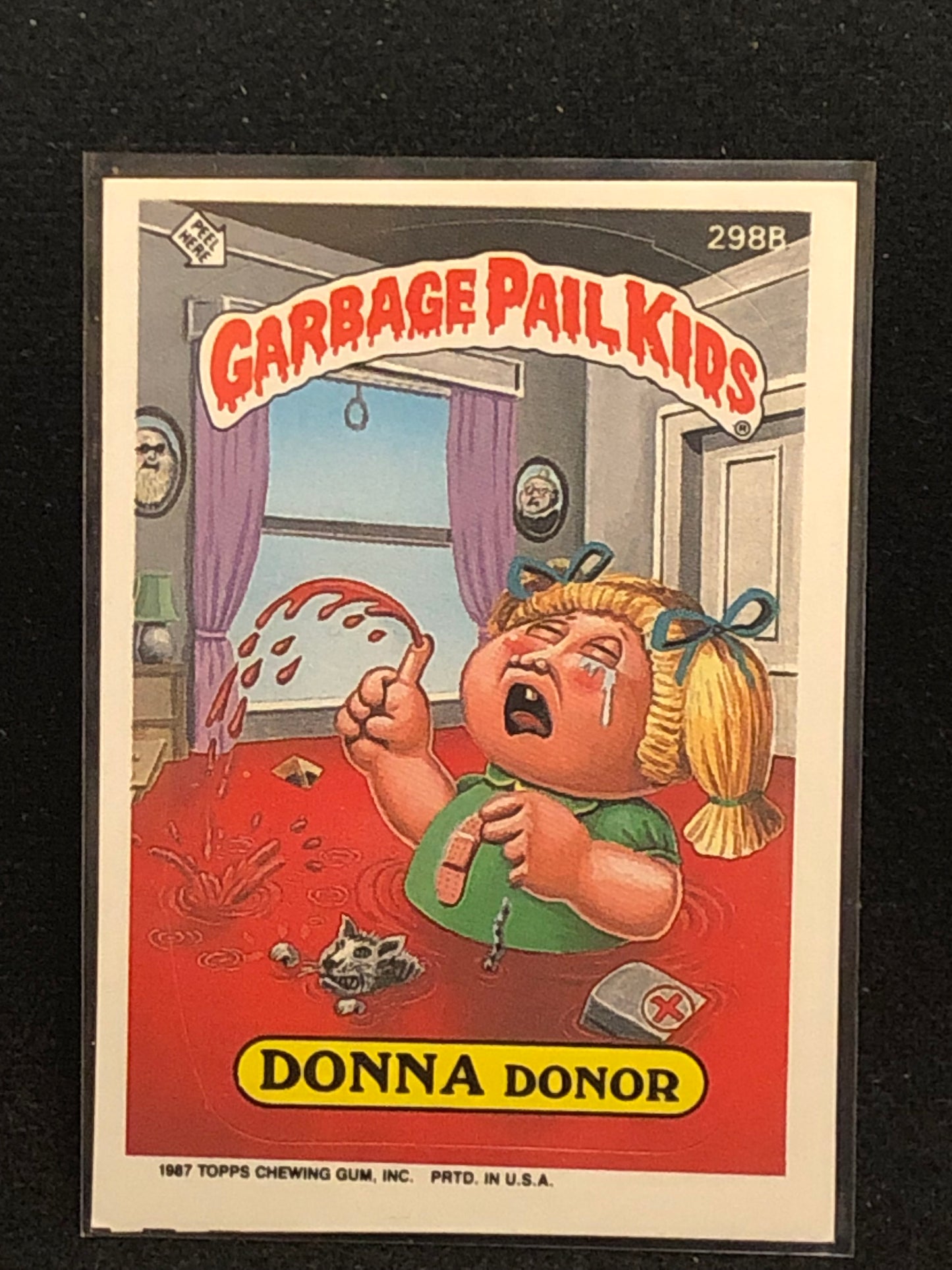 Garbage Pail Kids Original Series 8 (os8) 298b Donna Donor