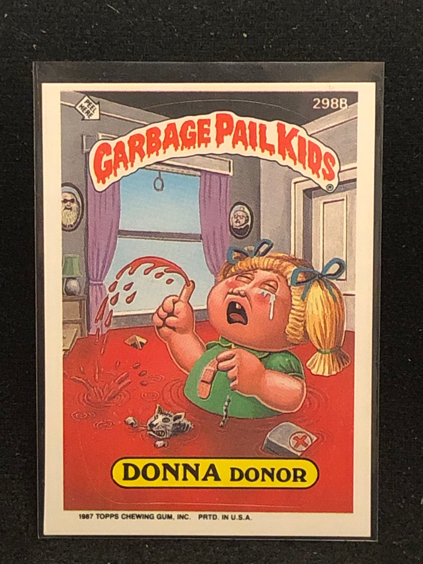 Garbage Pail Kids Original Series 8 (os8) 298b Donna Donor