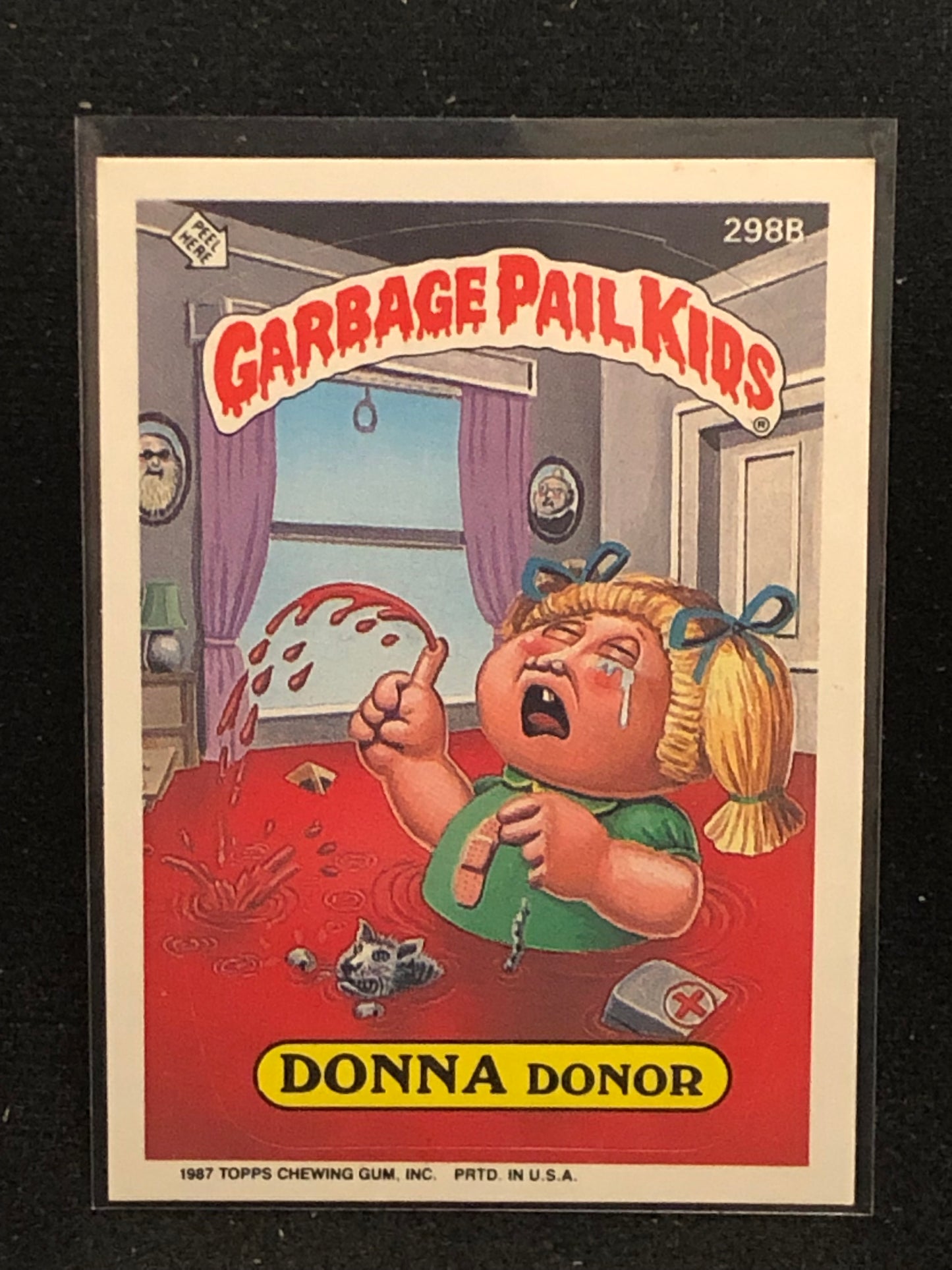 Garbage Pail Kids Original Series 8 (os8) 298b Donna Donor