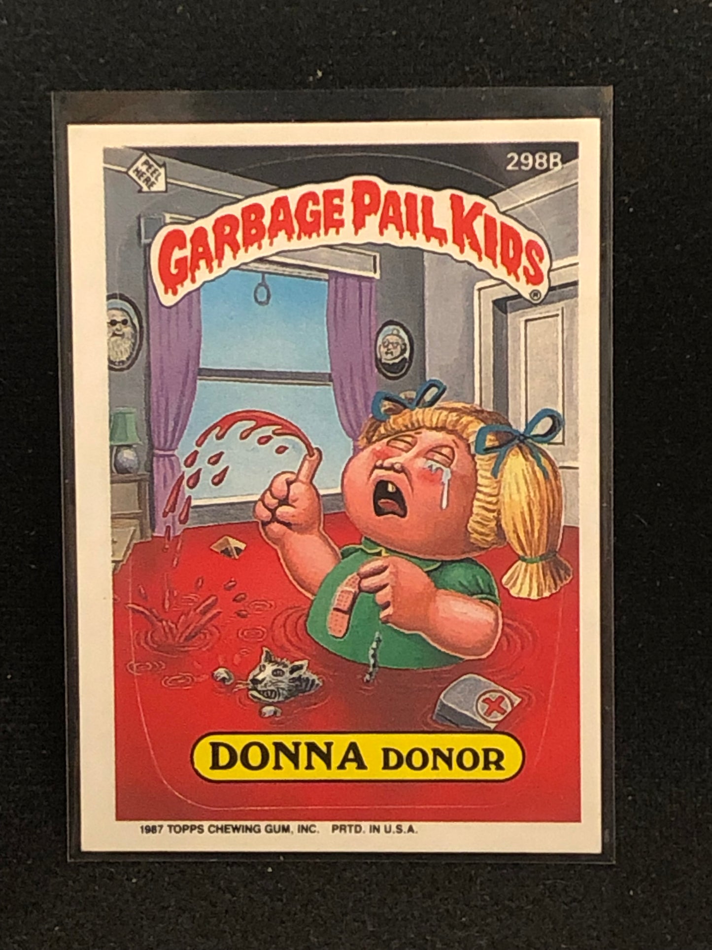 Garbage Pail Kids Original Series 8 (os8) 298b Donna Donor