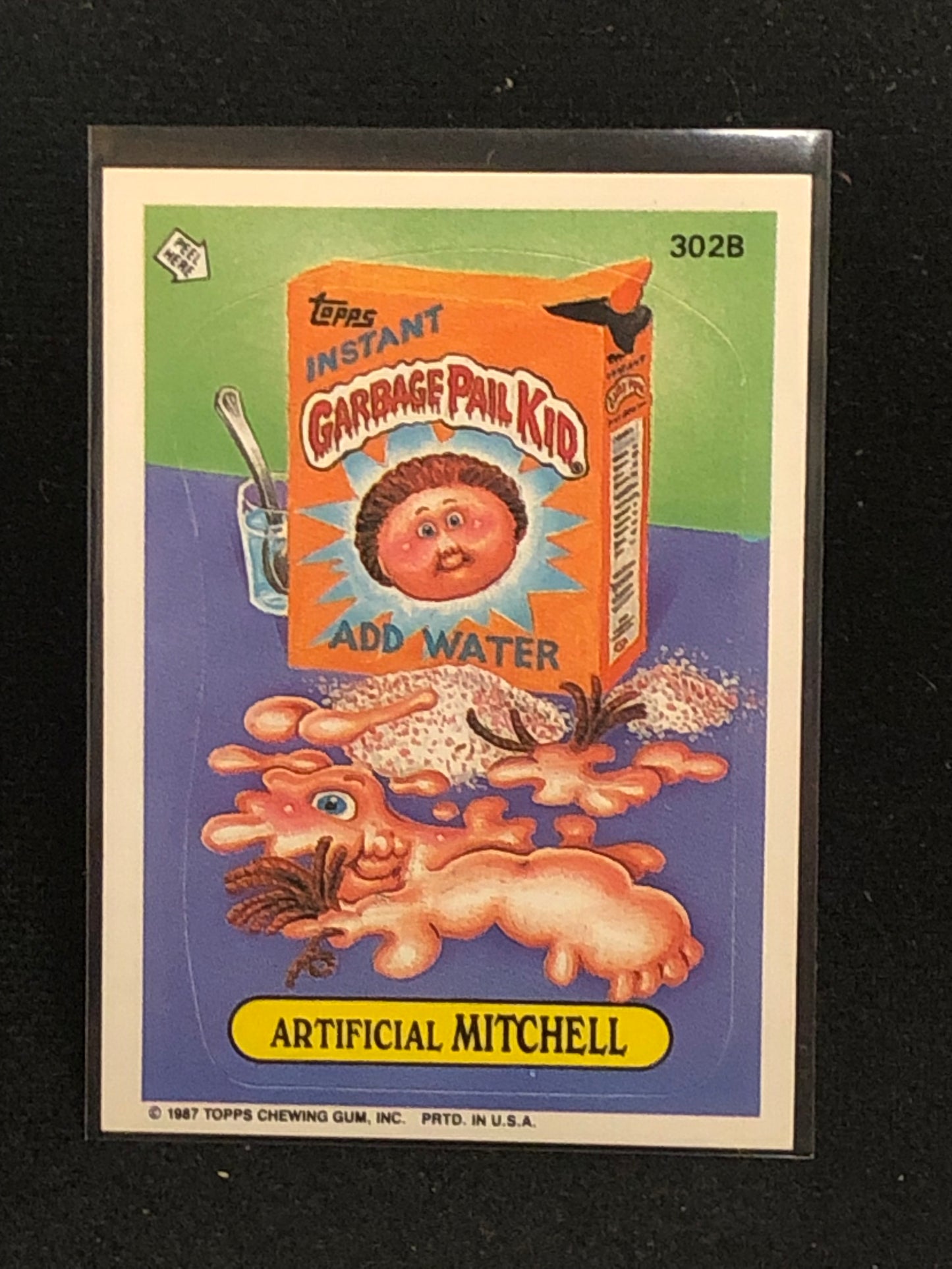 Garbage Pail Kids Original Series 8 (os8) 302b Artificial Mitchell