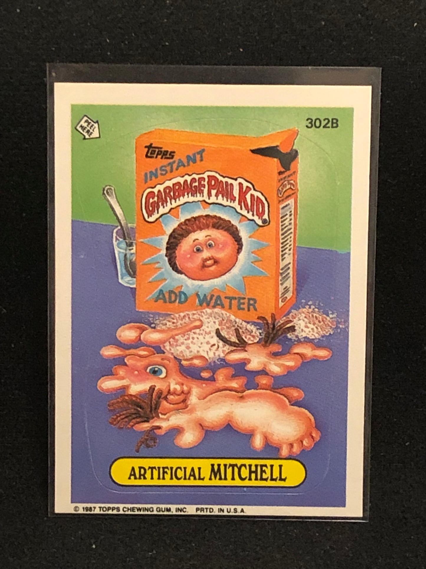 Garbage Pail Kids Original Series 8 (os8) 302b Artificial Mitchell