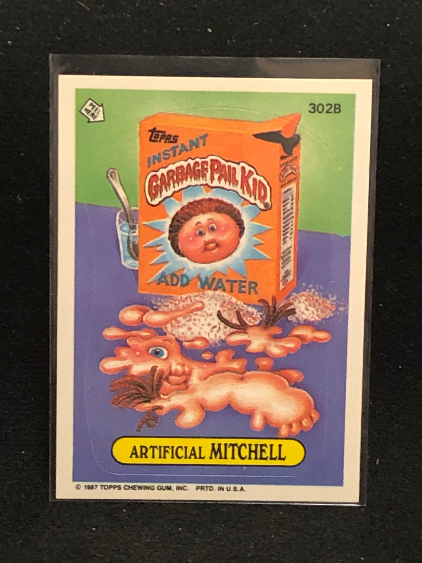 Garbage Pail Kids Original Series 8 (os8) 302b Artificial Mitchell