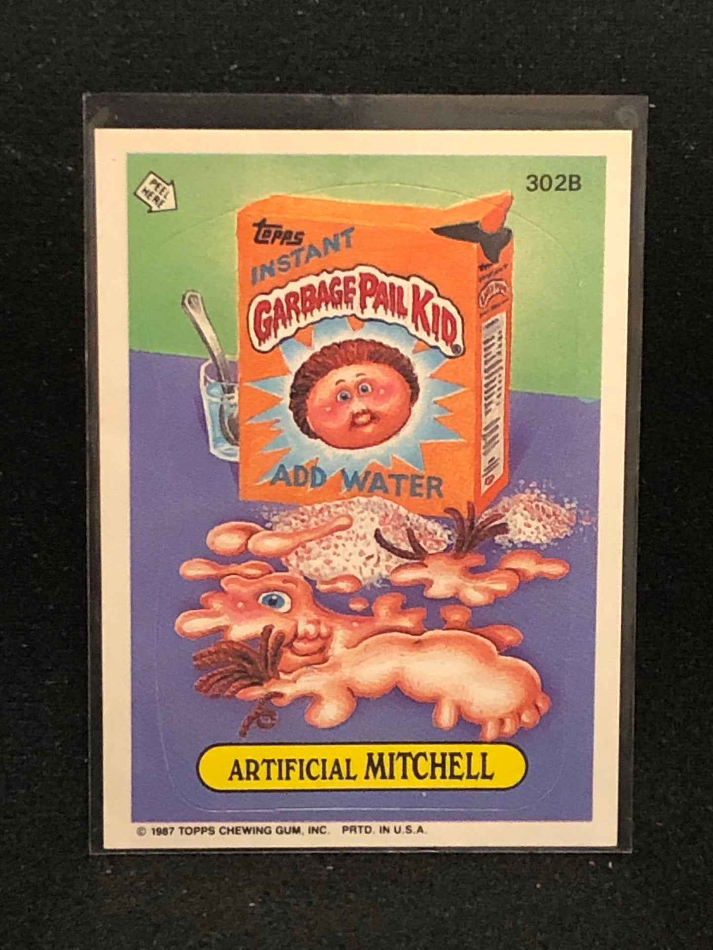 Garbage Pail Kids Original Series 8 (os8) 302b Artificial Mitchell