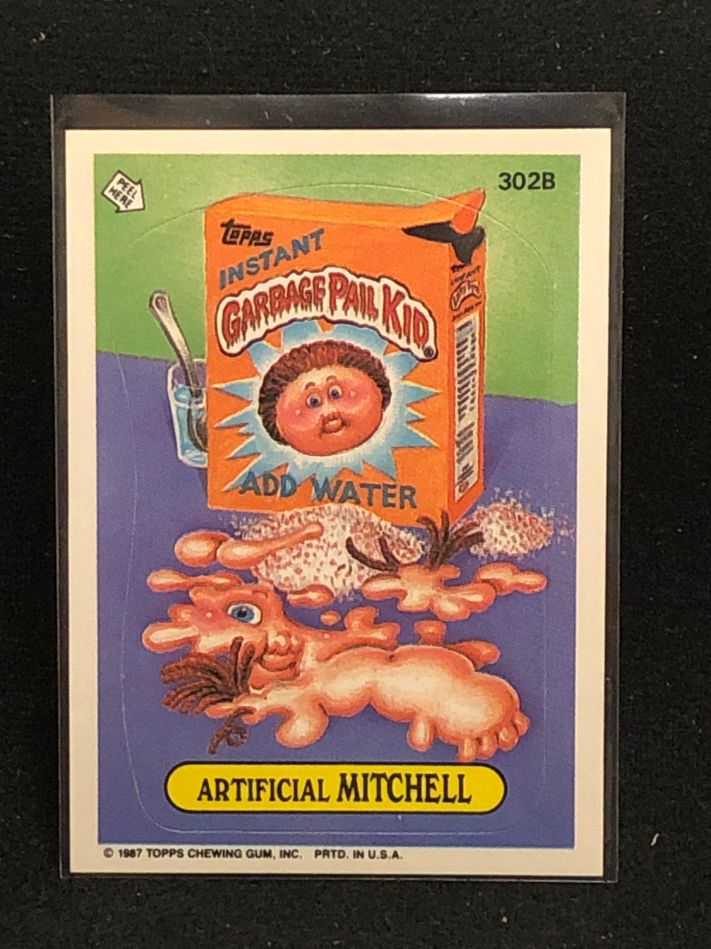 Garbage Pail Kids Original Series 8 (os8) 302b Artificial Mitchell