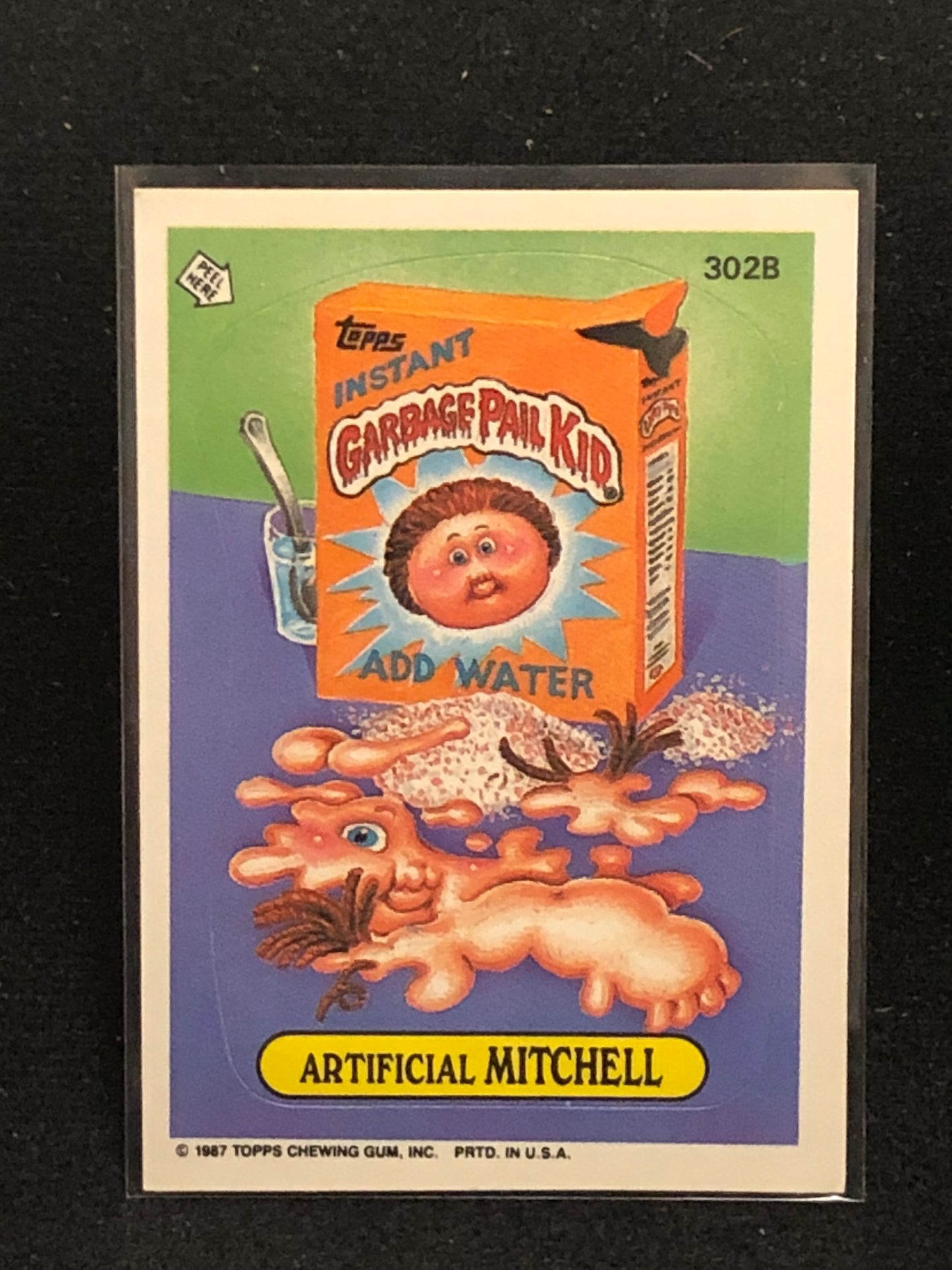 Garbage Pail Kids Original Series 8 (os8) 302b Artificial Mitchell