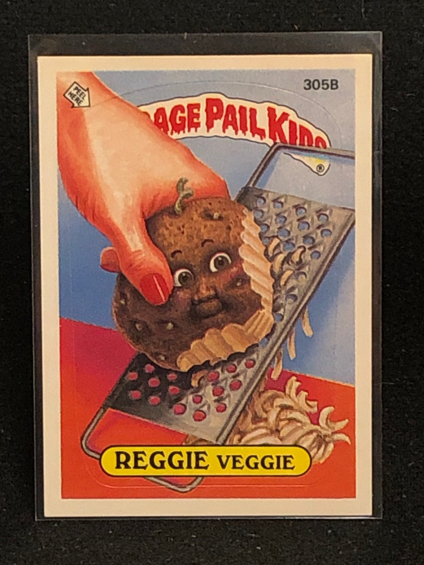 Garbage Pail Kids Original Series 8 (os8) 305b Reggie Veggie