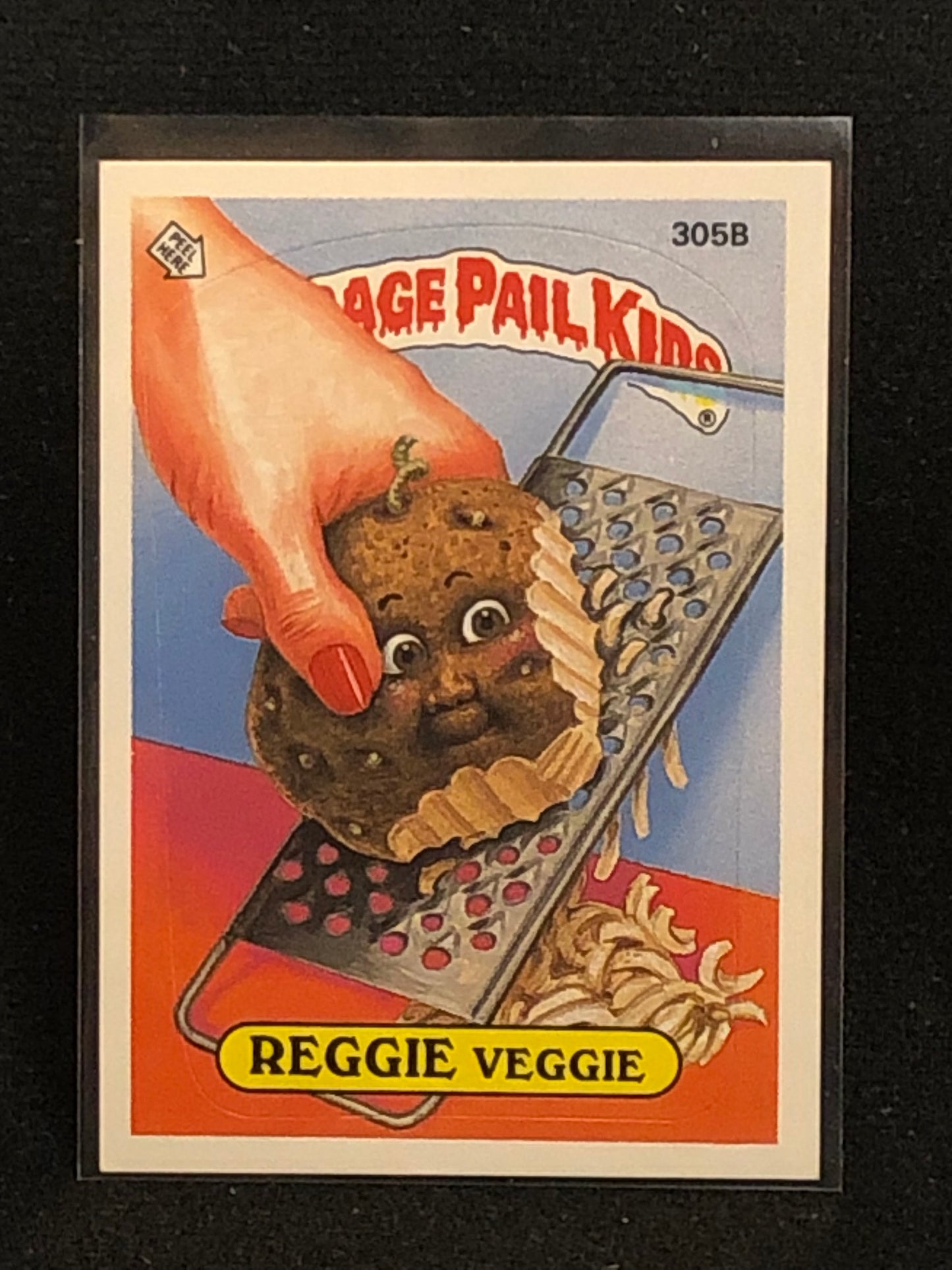 Garbage Pail Kids Original Series 8 (os8) 305b Reggie Veggie