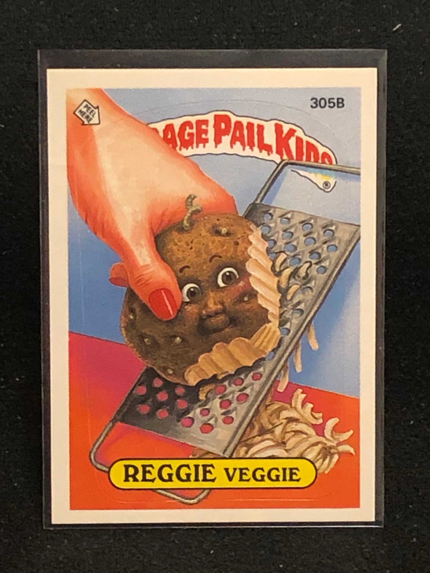 Garbage Pail Kids Original Series 8 (os8) 305b Reggie Veggie