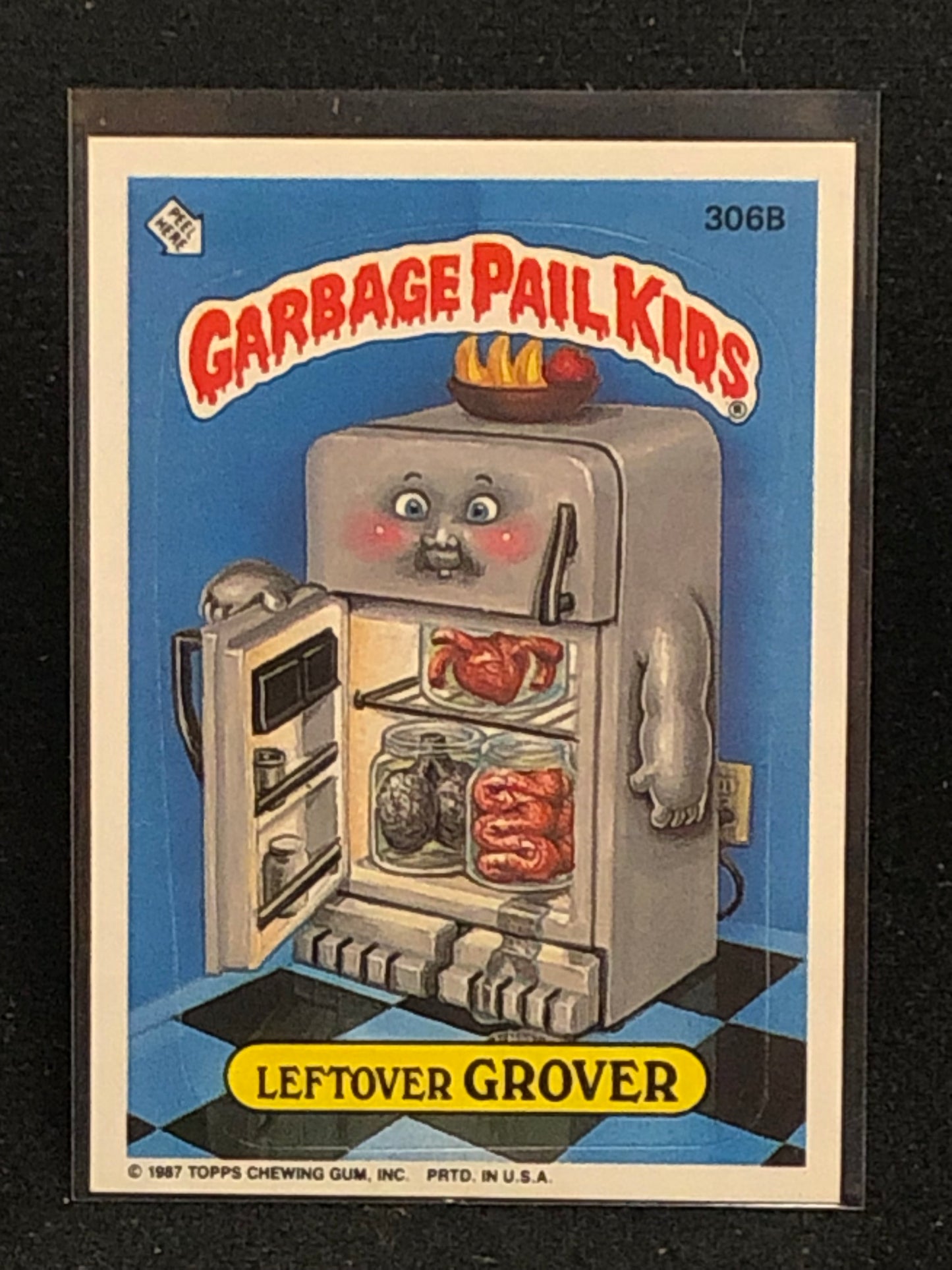 Garbage Pail Kids Original Series 8 (os8) 306b Leftover Grover