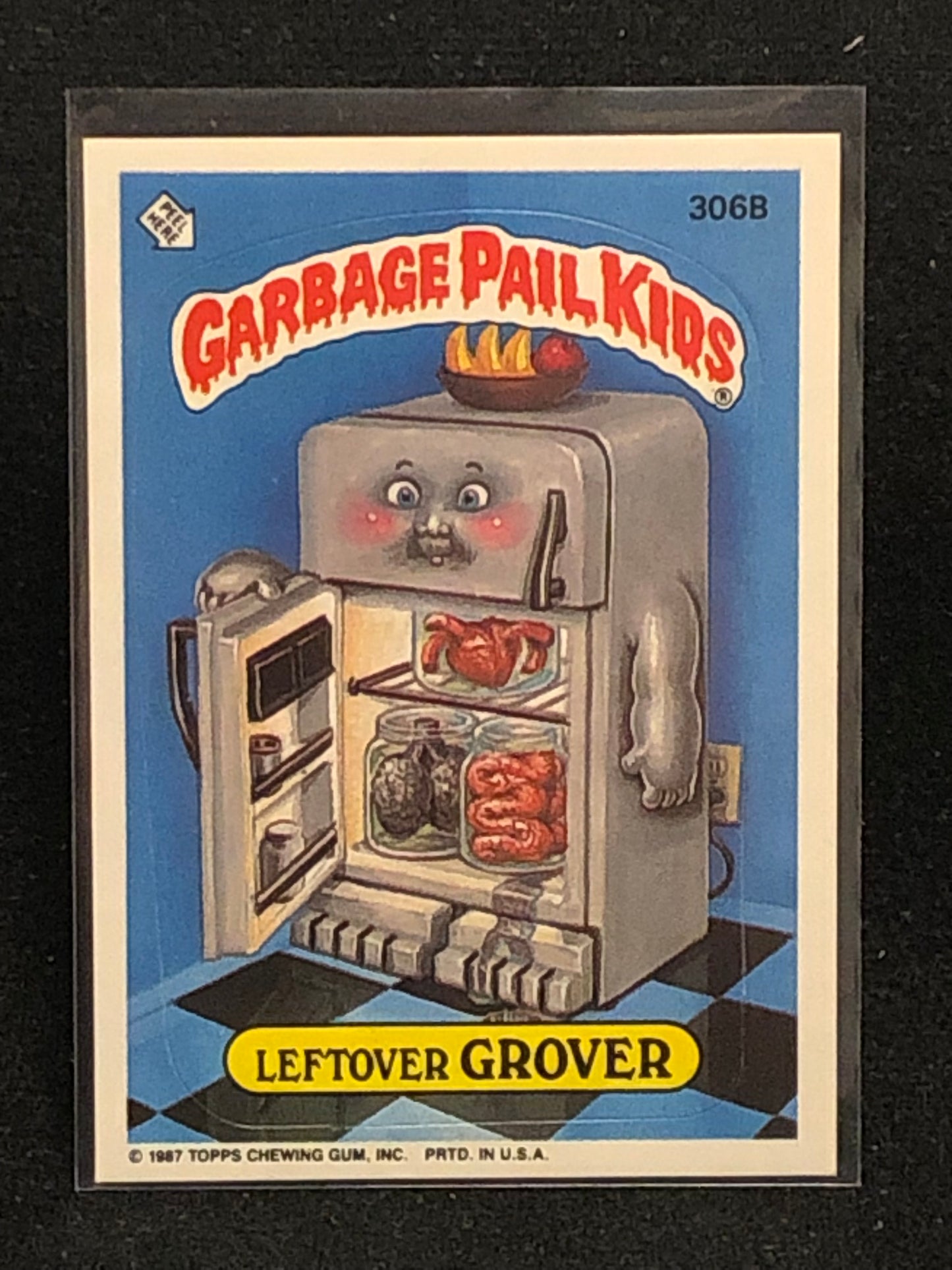 Garbage Pail Kids Original Series 8 (os8) 306b Leftover Grover