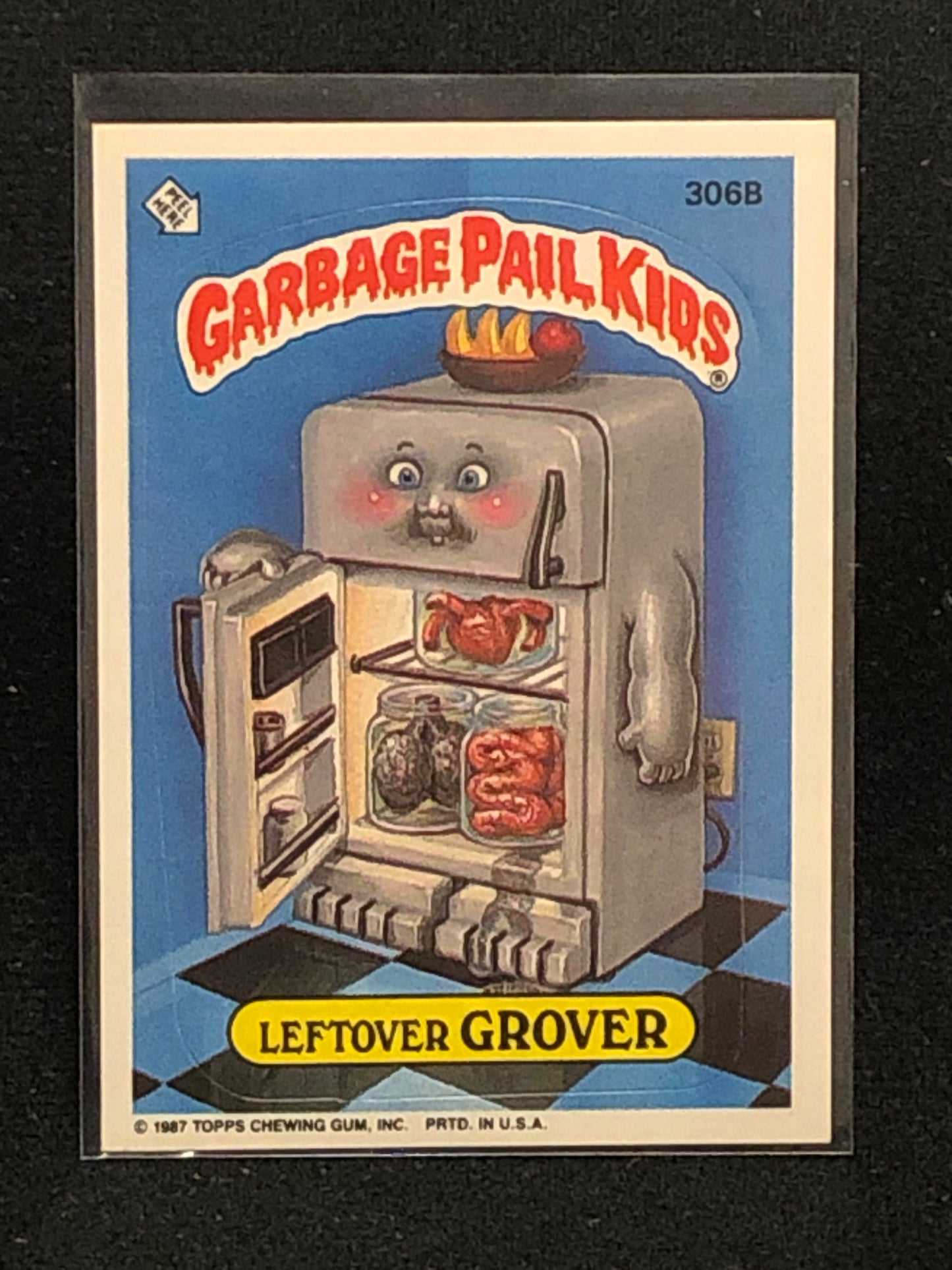 Garbage Pail Kids Original Series 8 (os8) 306b Leftover Grover