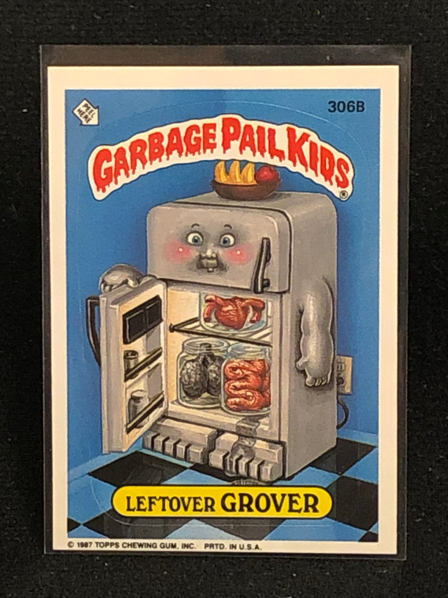 Garbage Pail Kids Original Series 8 (os8) 306b Leftover Grover