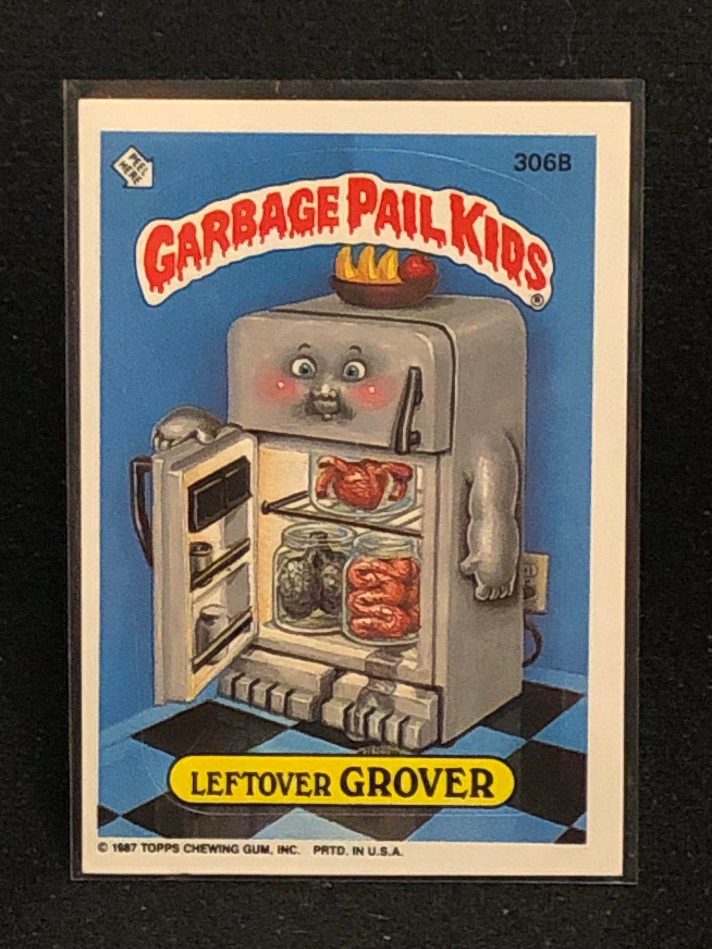 Garbage Pail Kids Original Series 8 (os8) 306b Leftover Grover