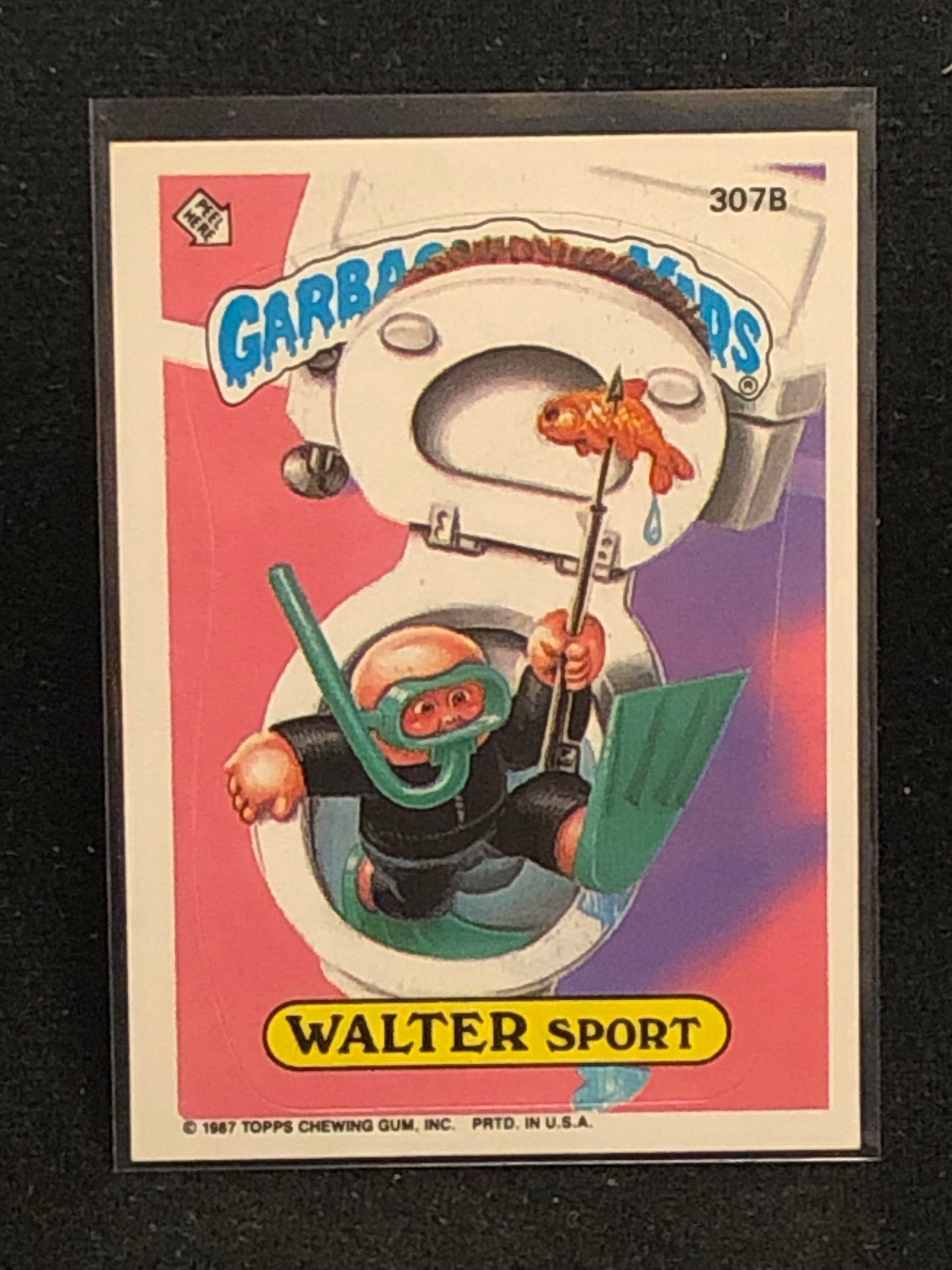 Garbage Pail Kids Original Series 8 (os8) 307b Walter Sport