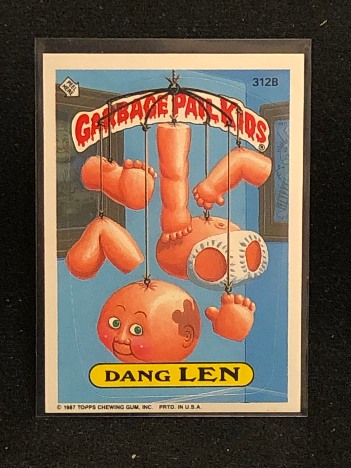 Garbage Pail Kids Original Series 8 (os8) 312b Dang Len