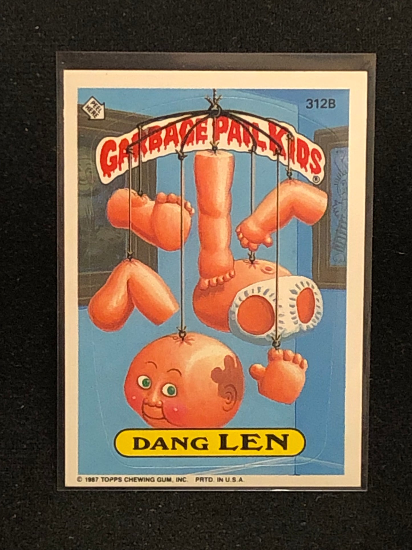 Garbage Pail Kids Original Series 8 (os8) 312b Dang Len