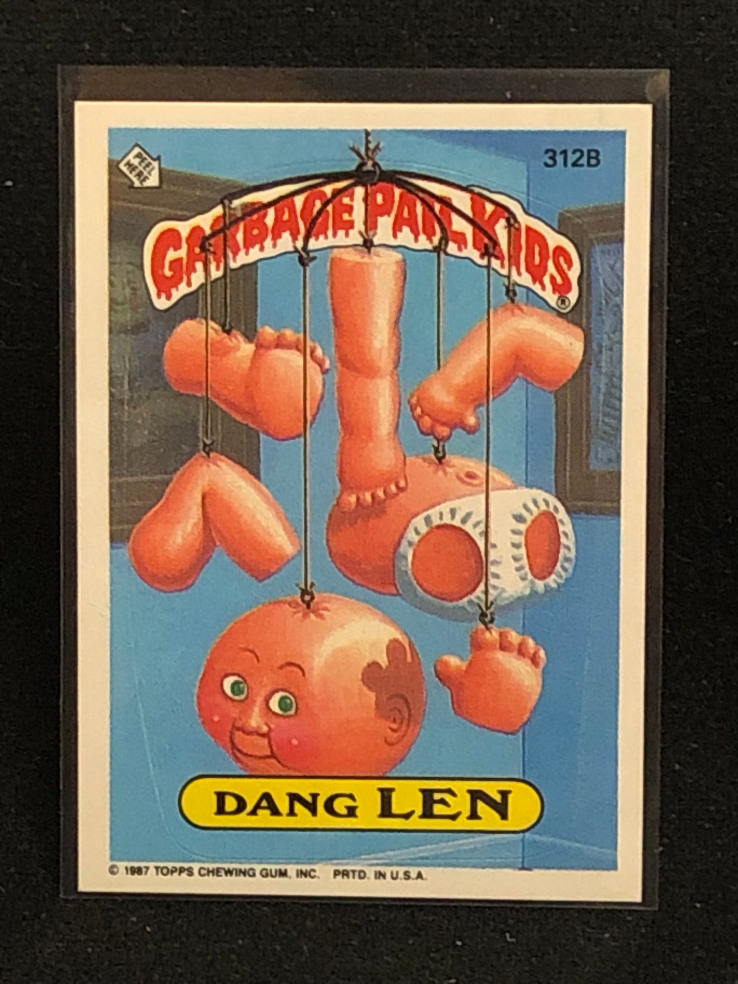 Garbage Pail Kids Original Series 8 (os8) 312b Dang Len