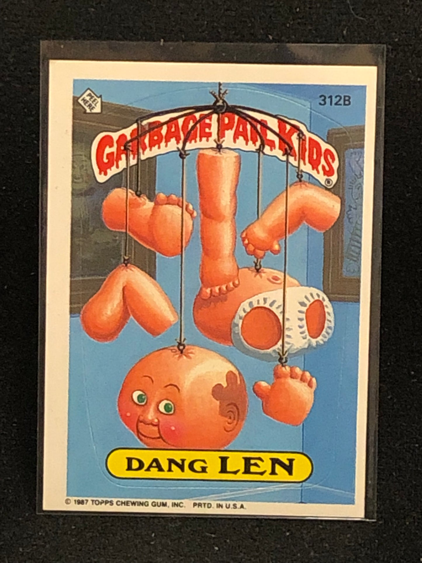 Garbage Pail Kids Original Series 8 (os8) 312b Dang Len