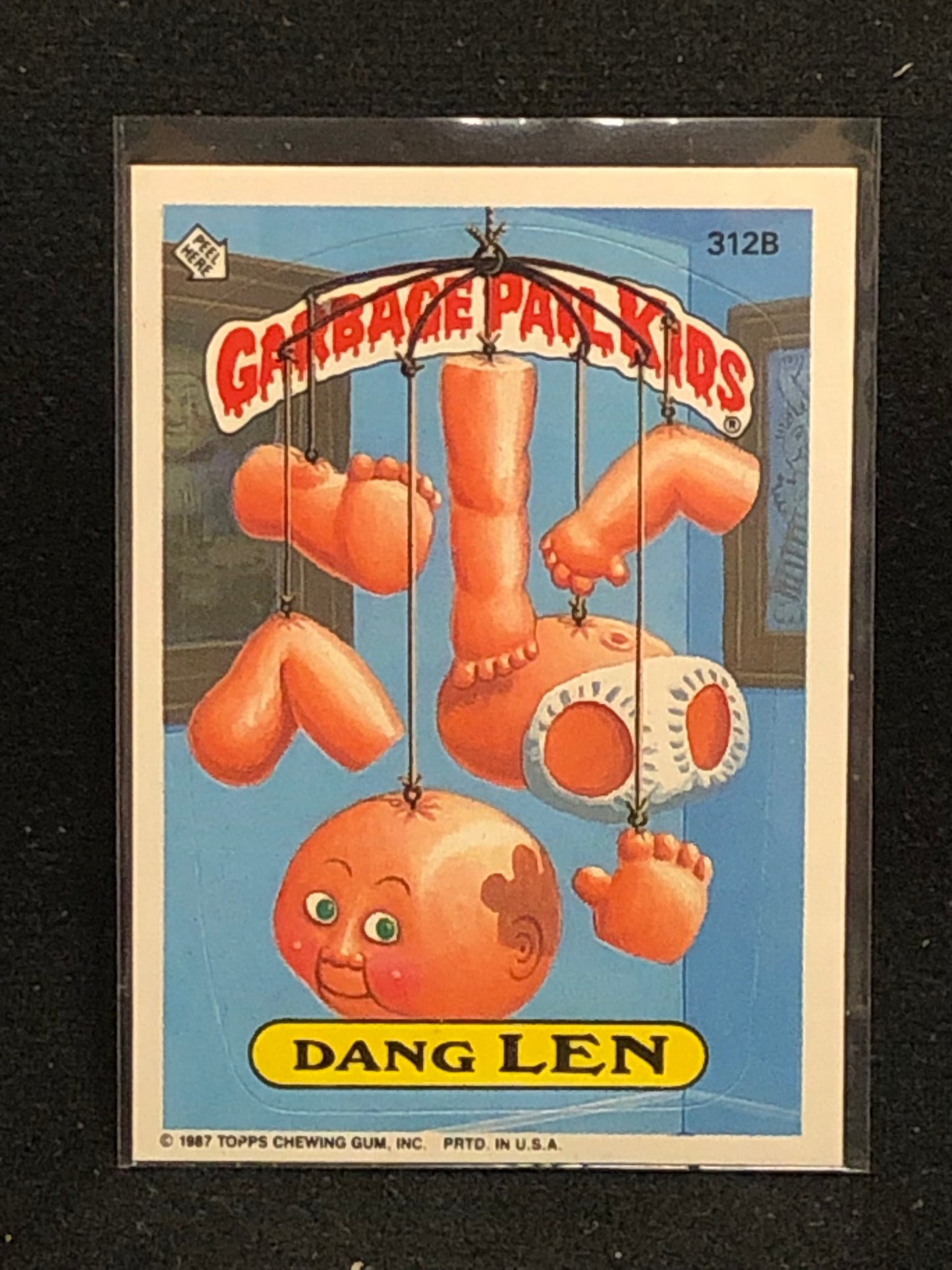 Garbage Pail Kids Original Series 8 (os8) 312b Dang Len