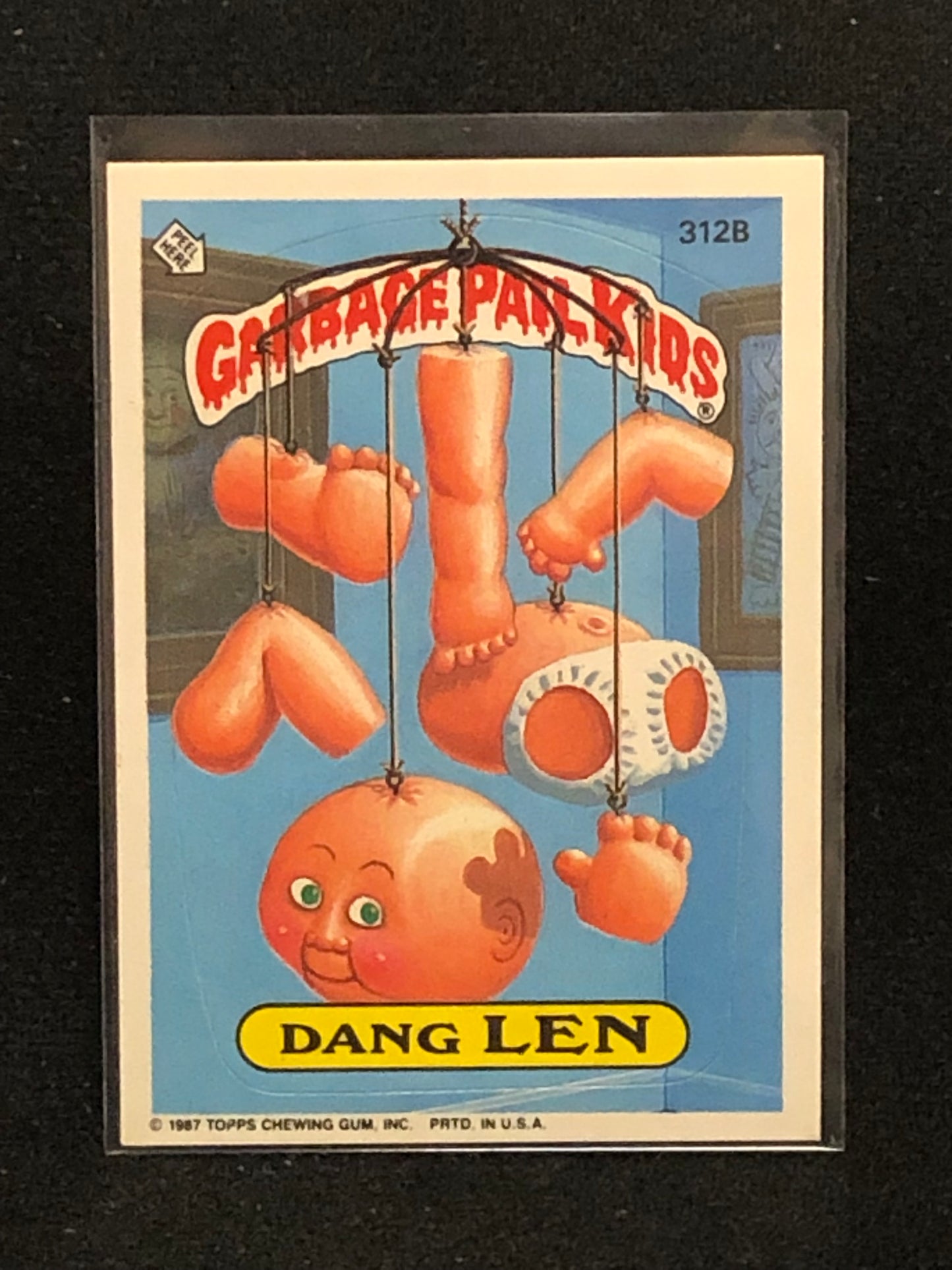 Garbage Pail Kids Original Series 8 (os8) 312b Dang Len